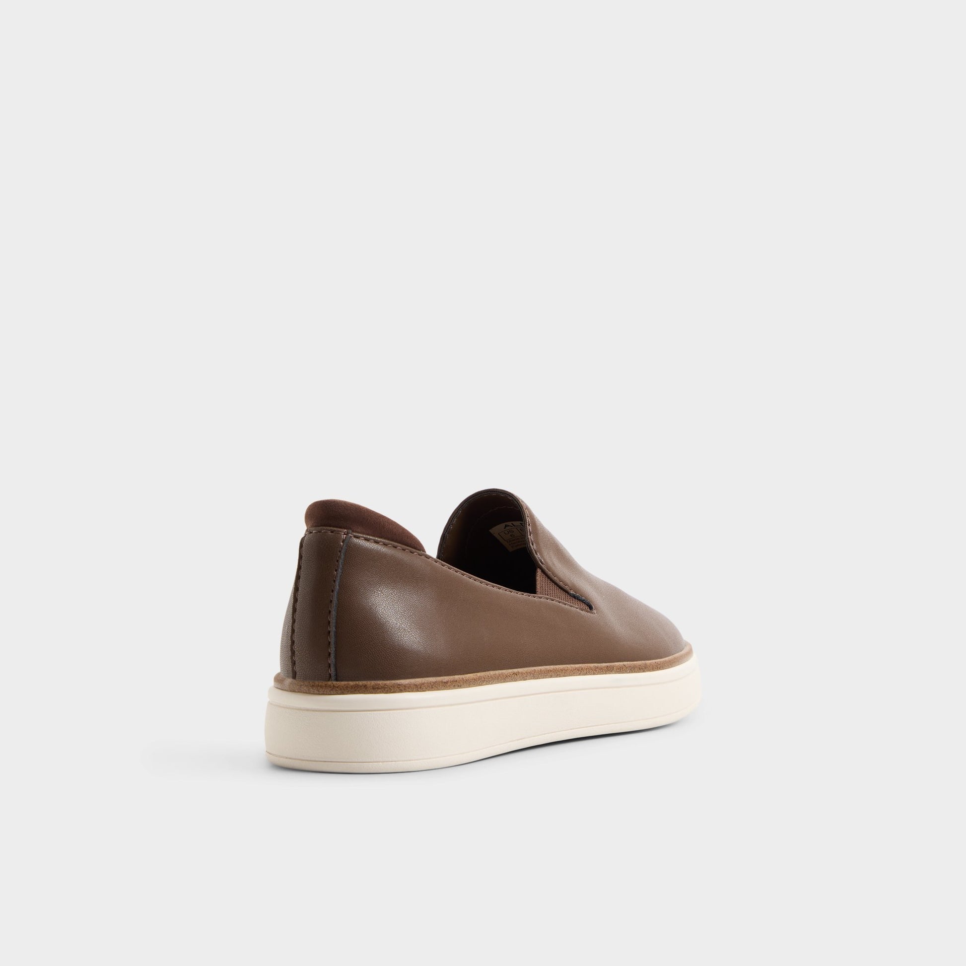 Three-quarter angle of Dark brown Ballivian Loafer's back side
