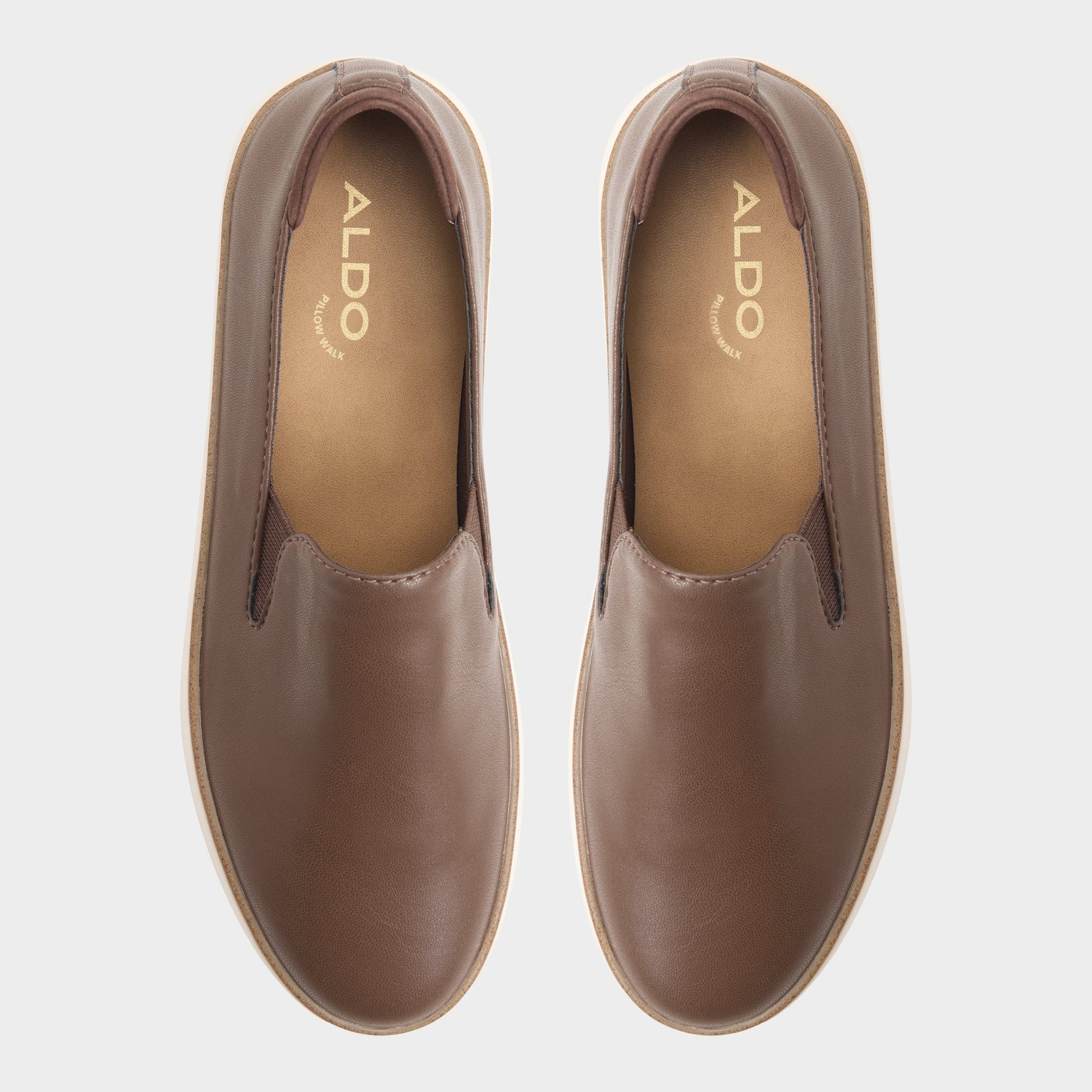 Top-down view of the Dark brown Ballivian Loafer