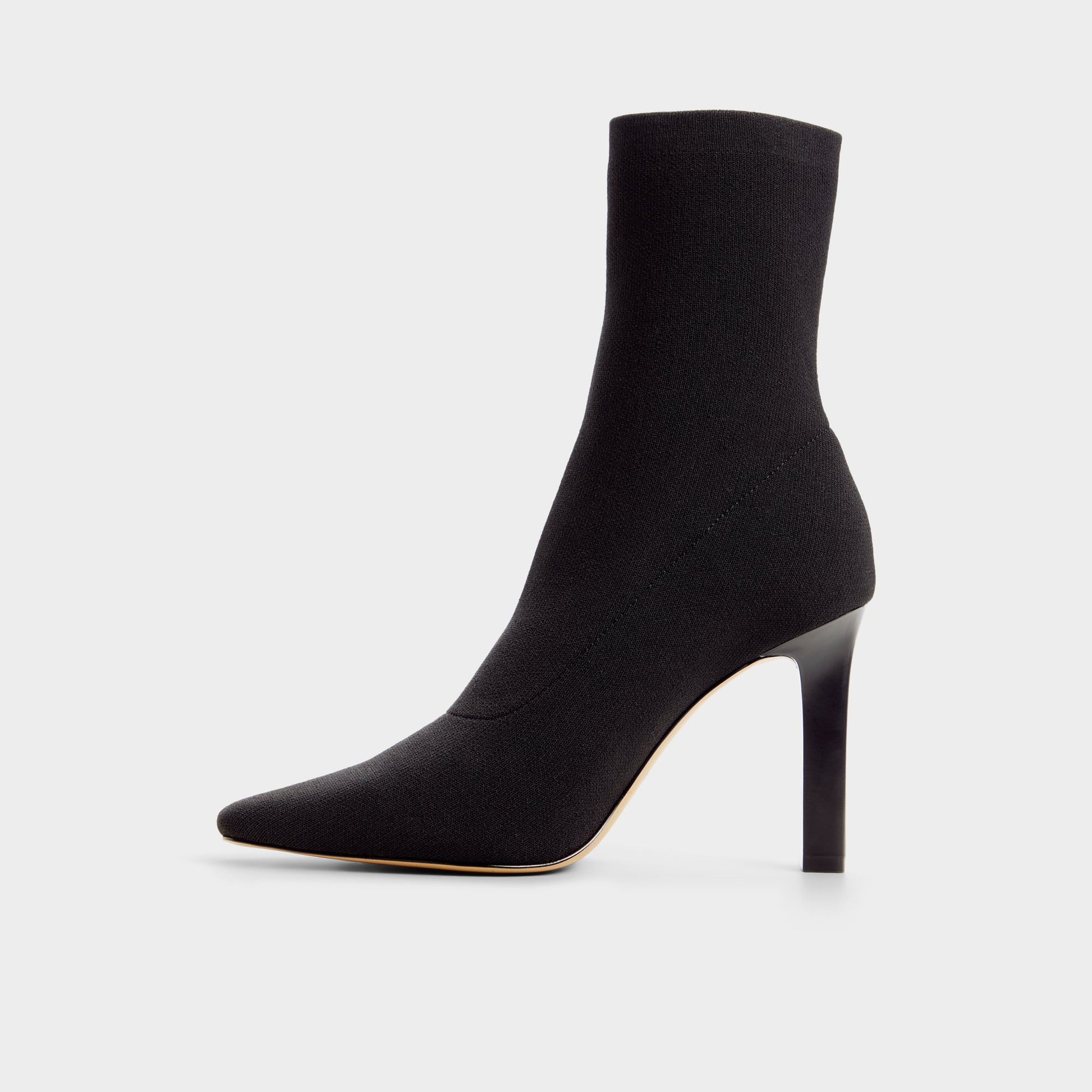 Side view of Black Leiani Ankle boot