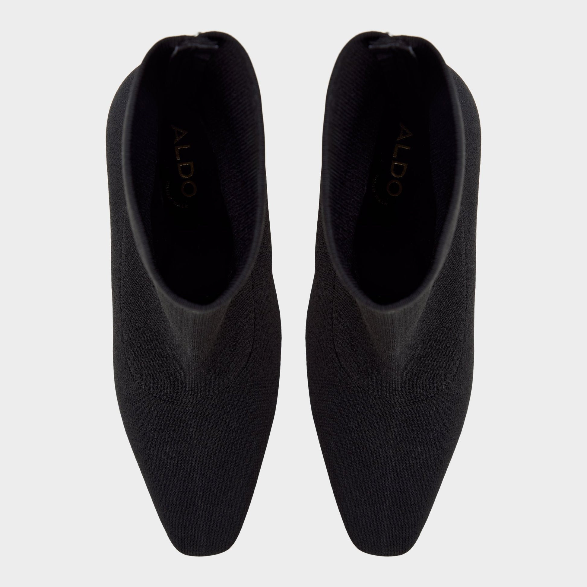 Top-down view of the Black Leiani Ankle boot