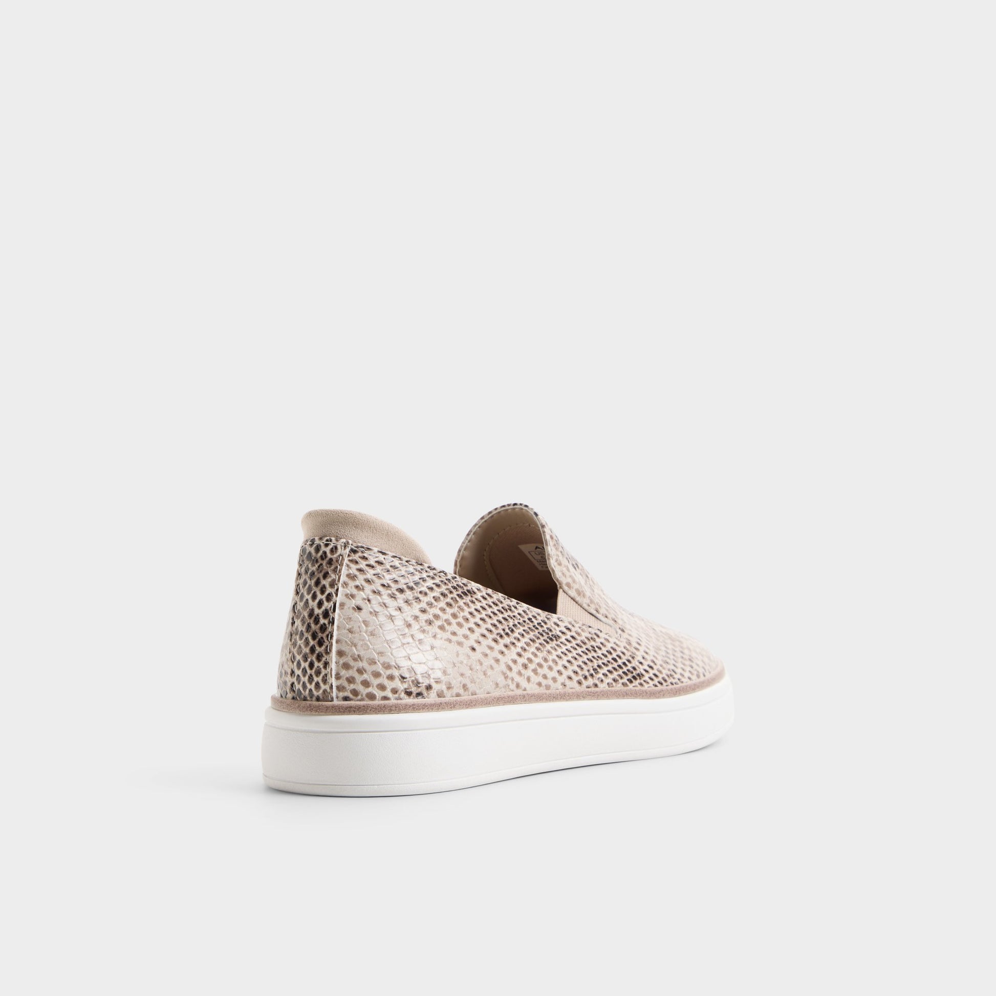 Three-quarter angle of Grey multi Ballivian Loafer's back side