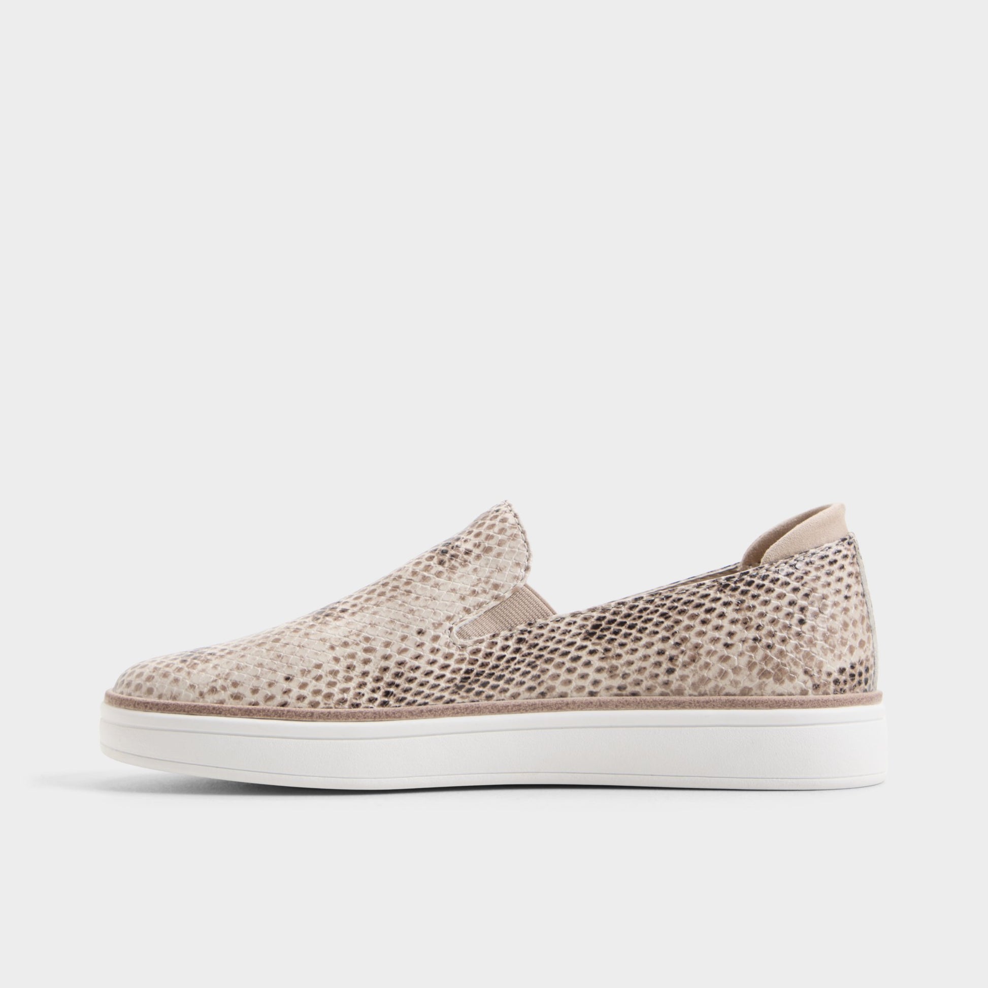 Side view of Grey multi Ballivian Loafer