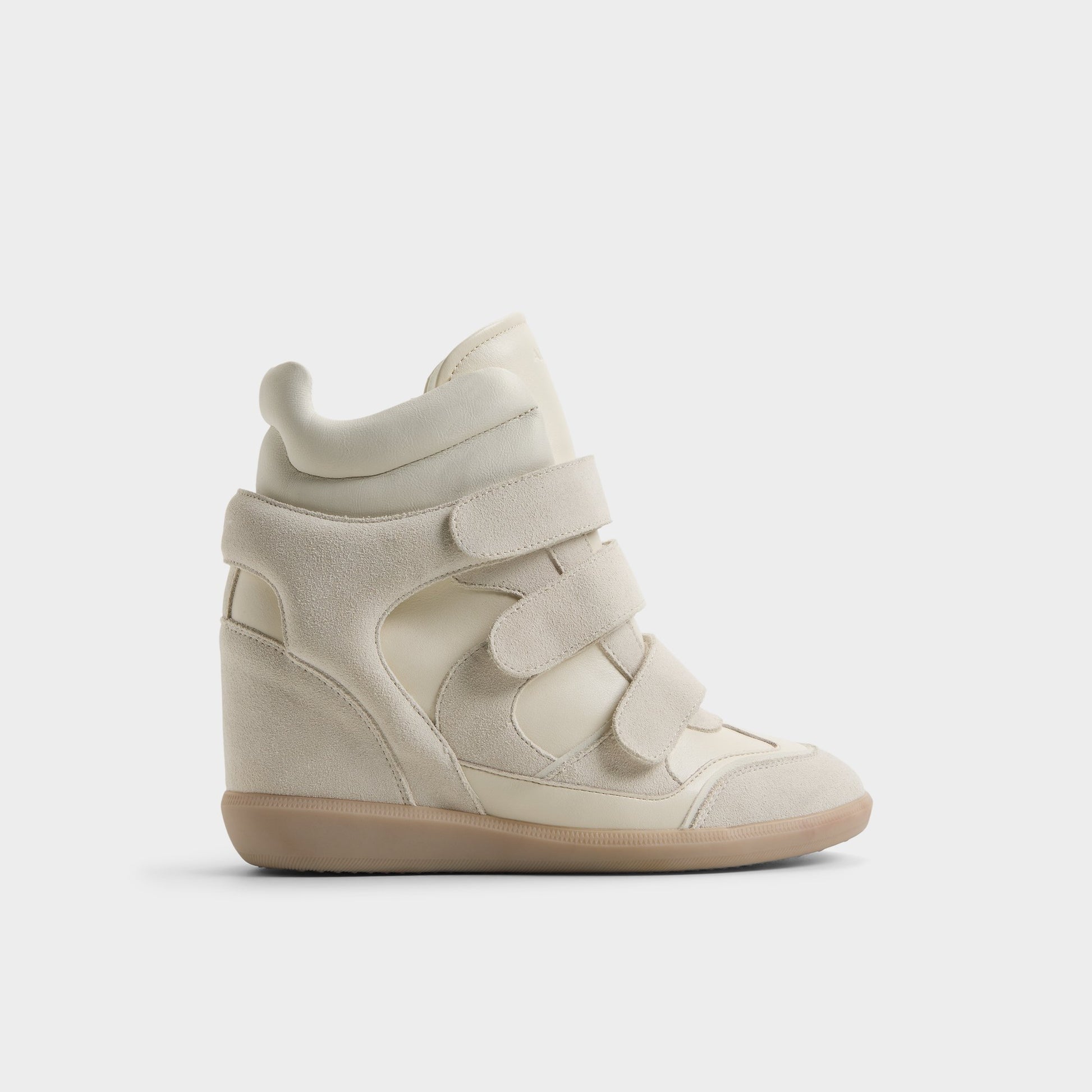 Vue principale de Autre gris Belissa Sneaker montant pour Femmes