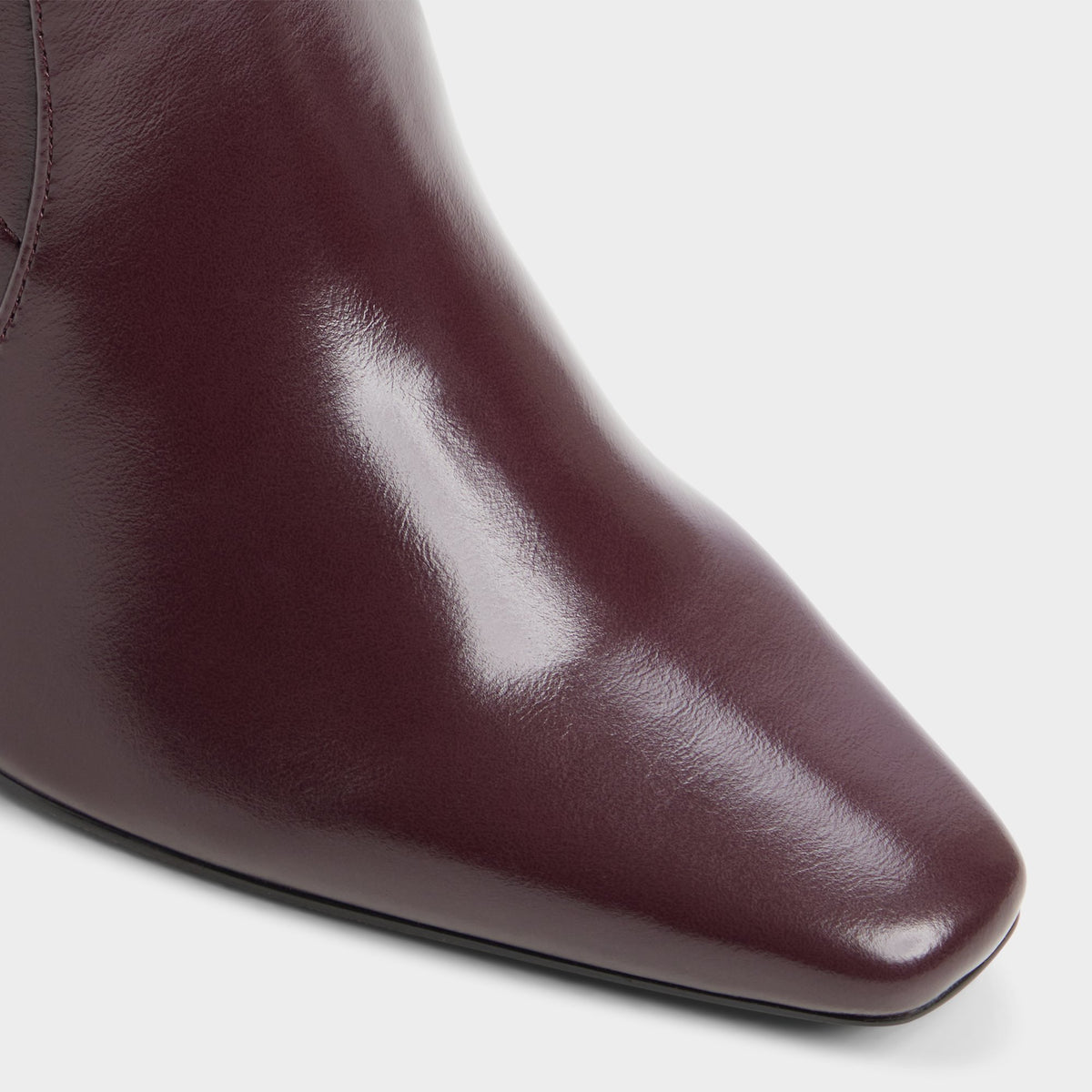 Close-up of the Burgundy Leianna Ankle boot