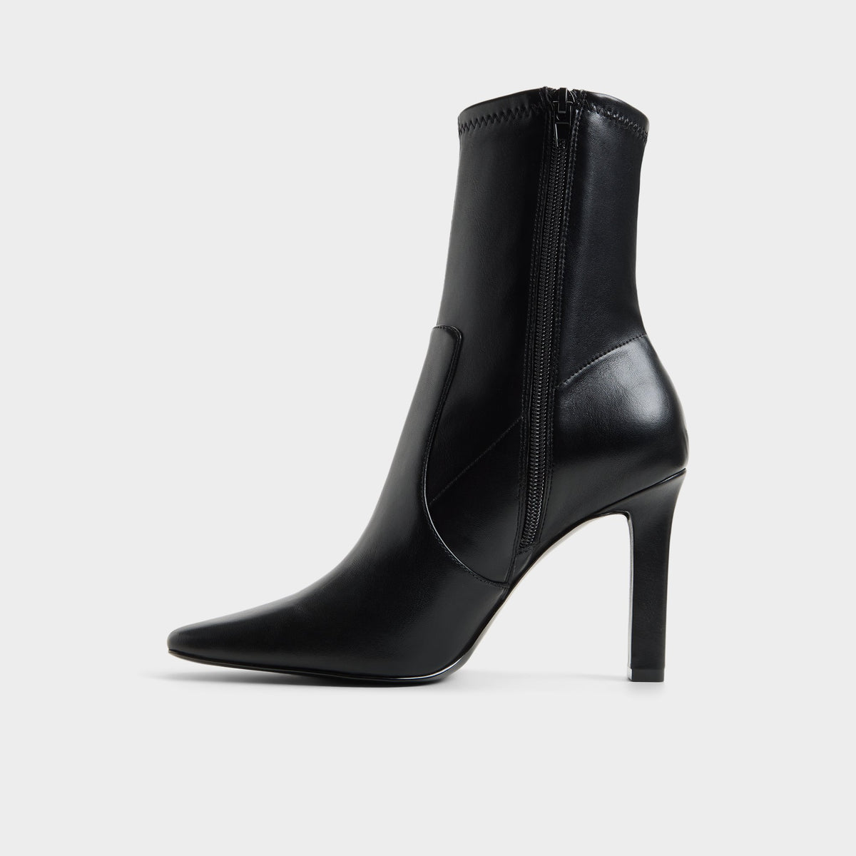 Side view of Black Leianna Ankle boot
