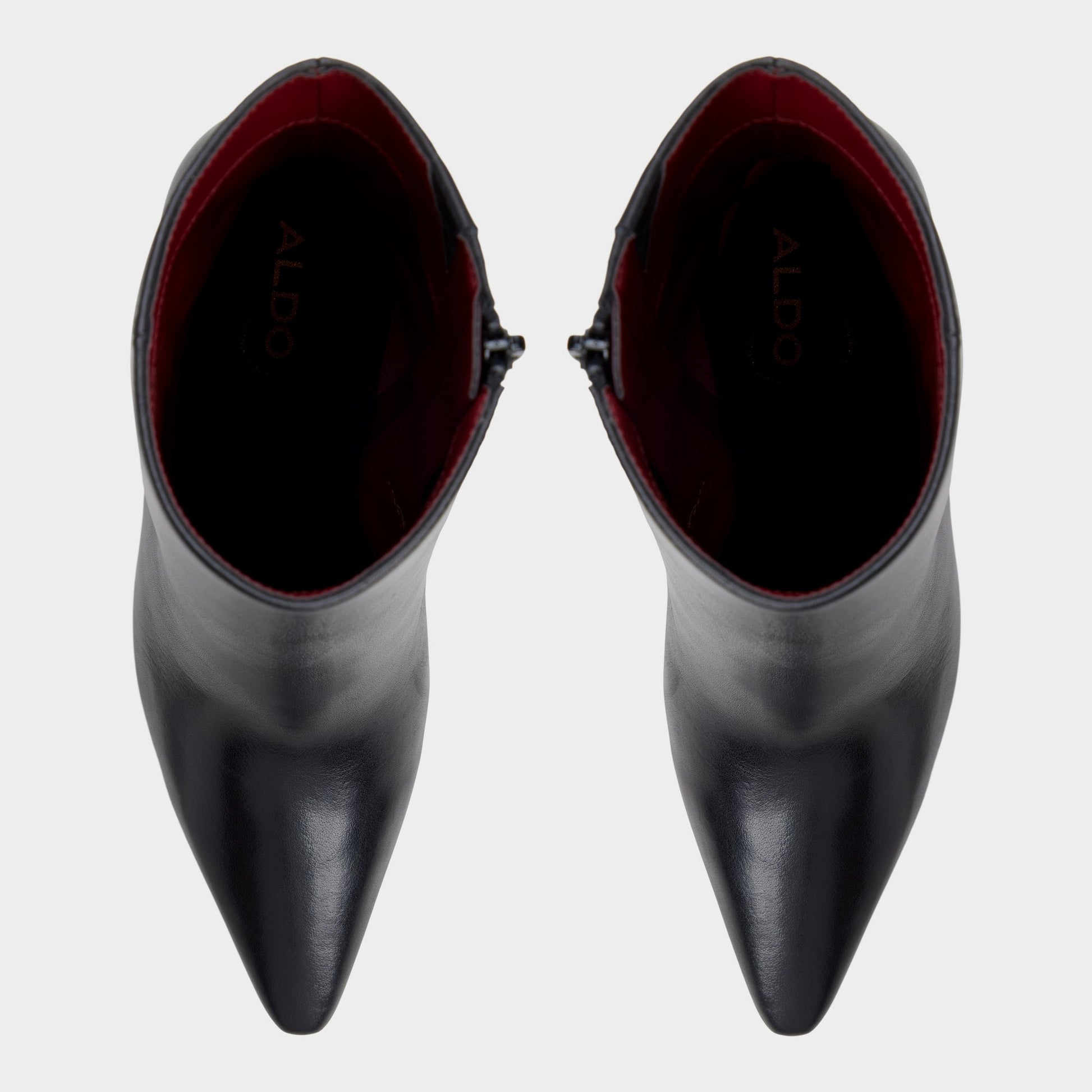 Top-down view of the Other black Guavaberry Stiletto heel ankle boot