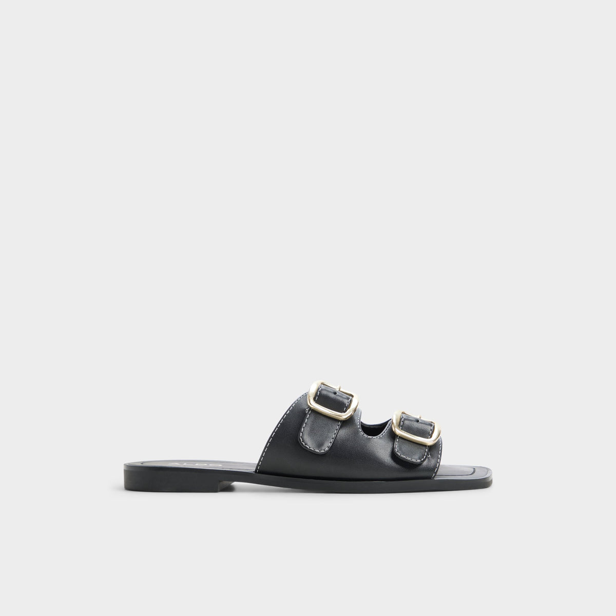 Main View of Black Oria Slide sandal for Womens
