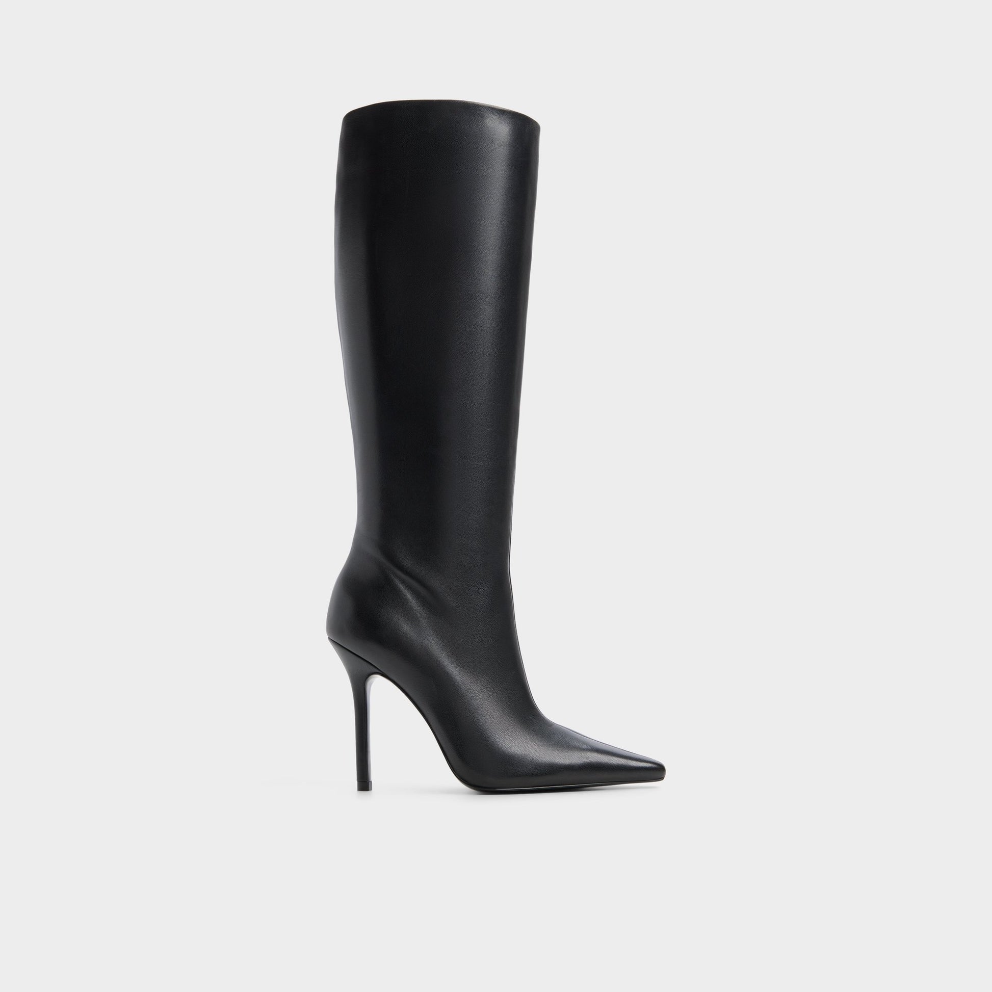 Main View of Black Ridlee Stiletto heel knee-high boot for Womens