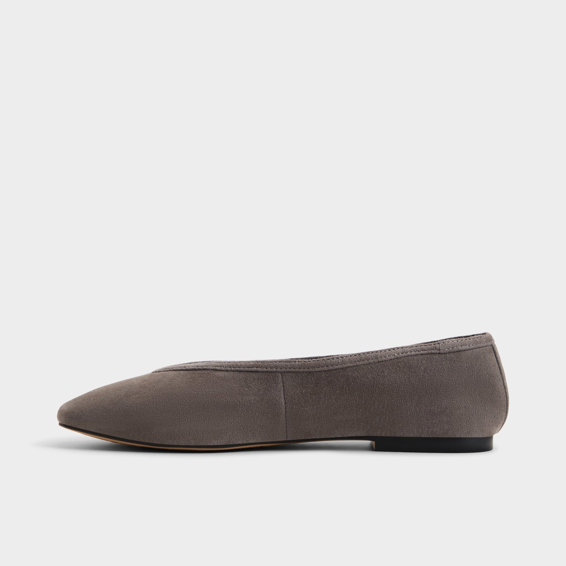 Side view of Medium grey Ayrah Ballerina