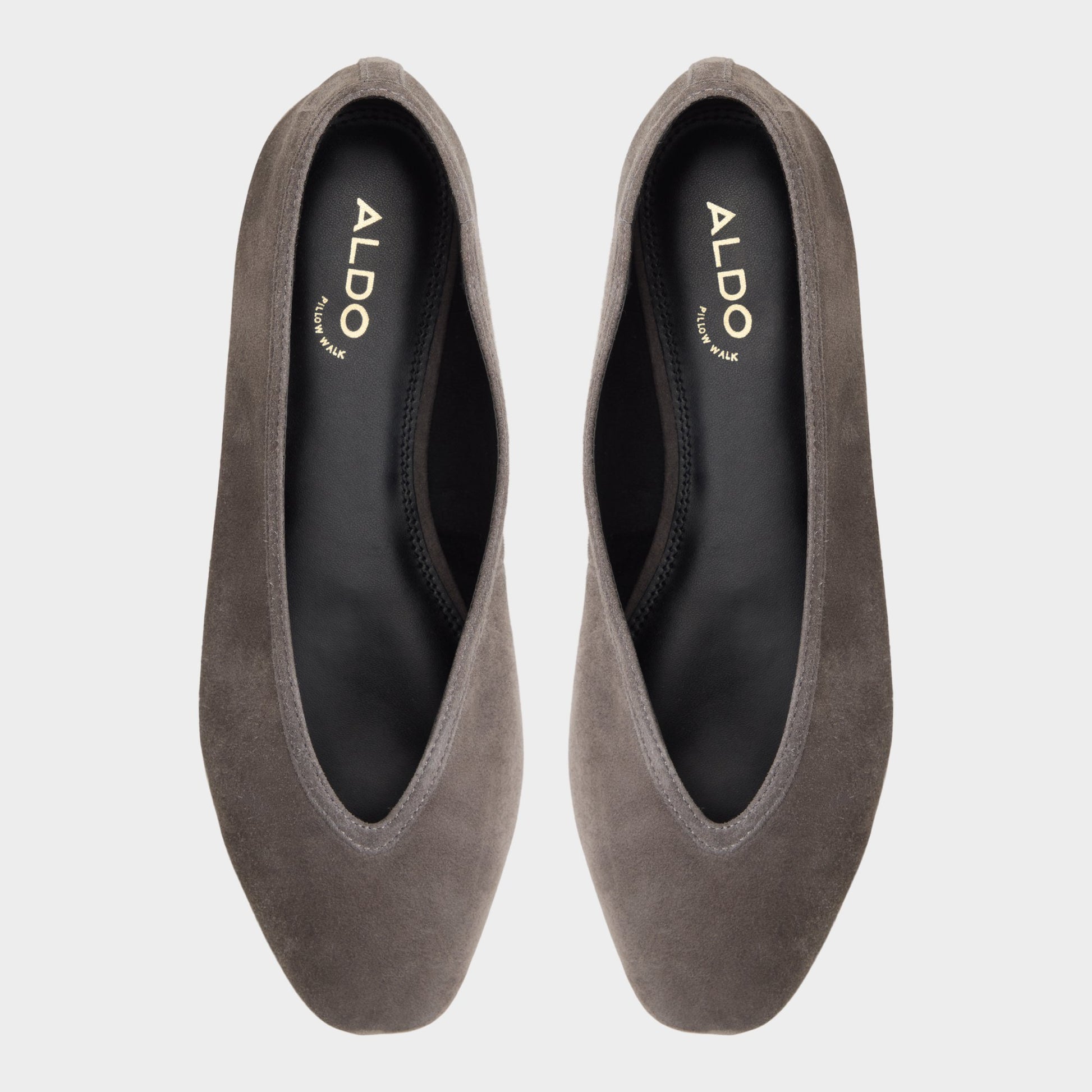 Top-down view of the Medium grey Ayrah Ballerina