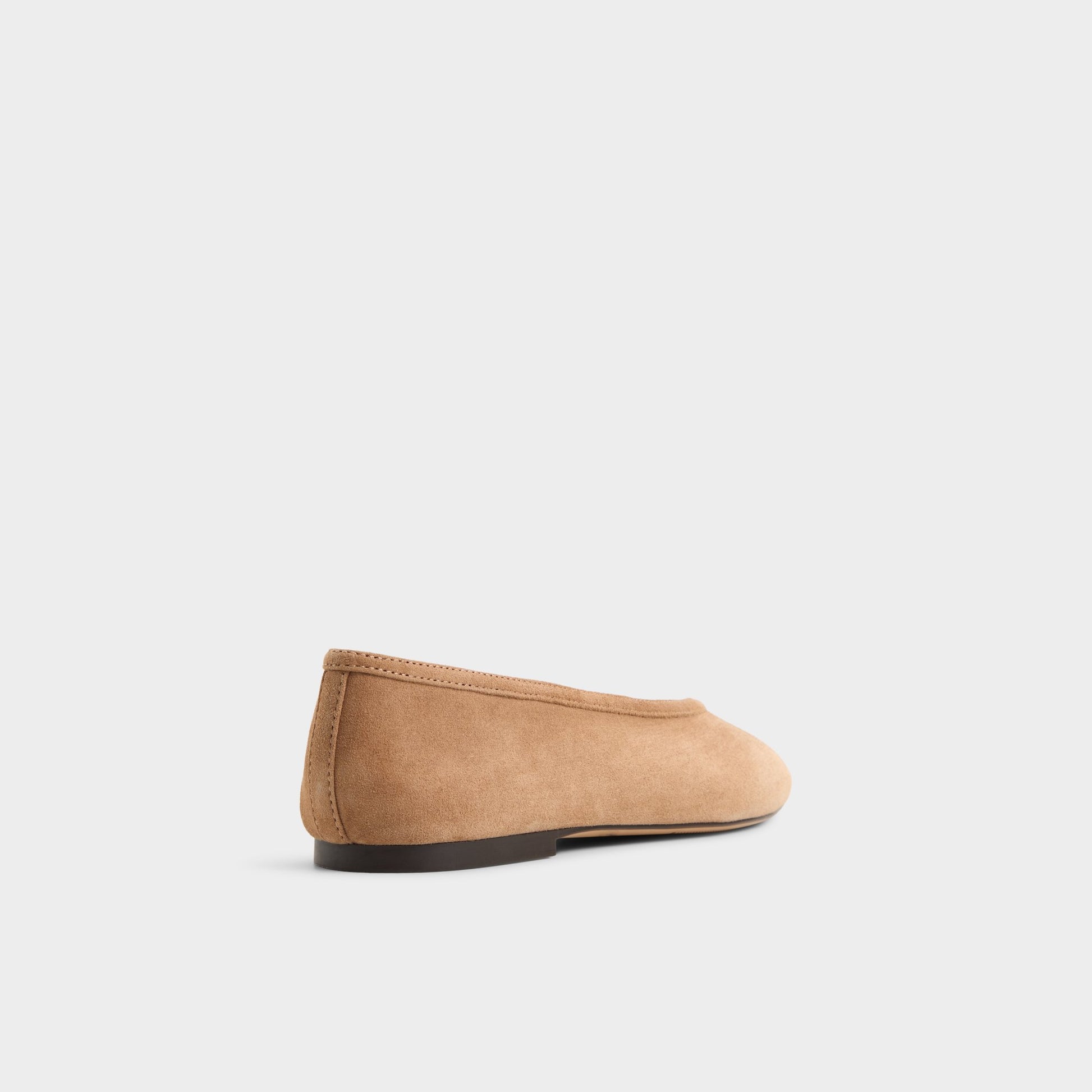 Three-quarter angle of Other brown Ayrah Ballerina's back side