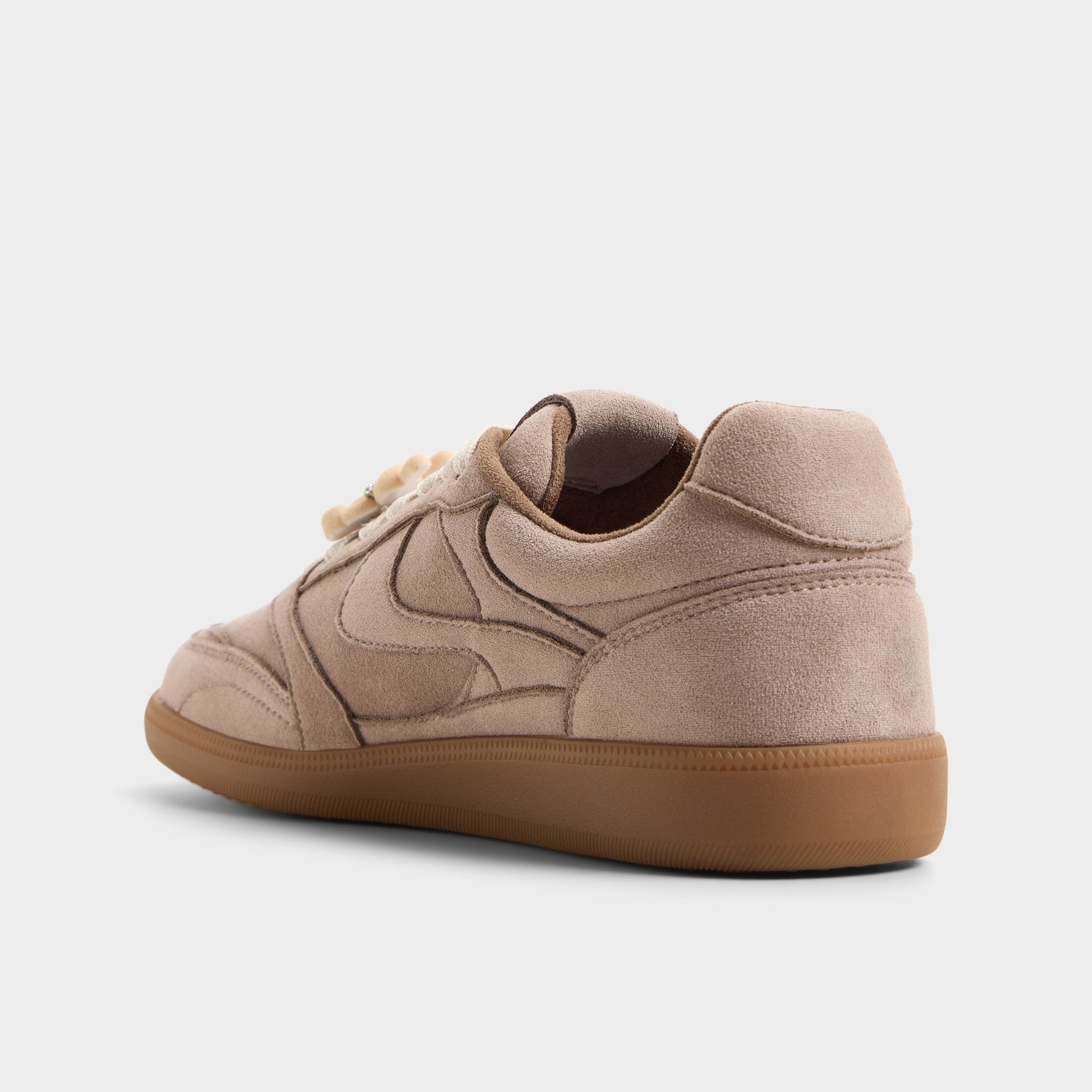 Side view of Taupe Kassis Sneaker