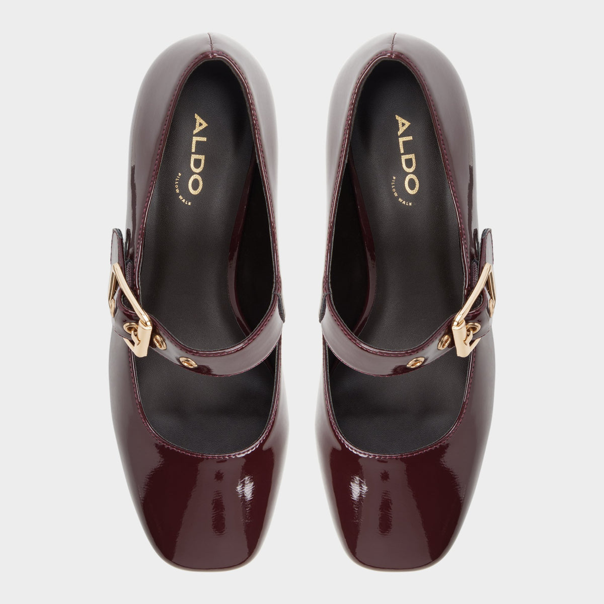 Top-down view of the Dark brown Baldemar Ballerina