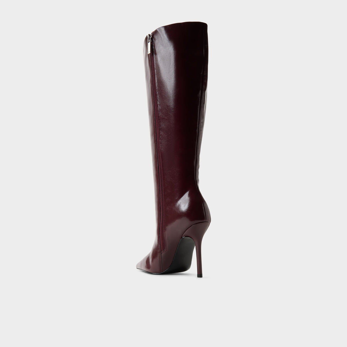 Side view of Bordo Ridlee-wc Wide calf knee-high boot