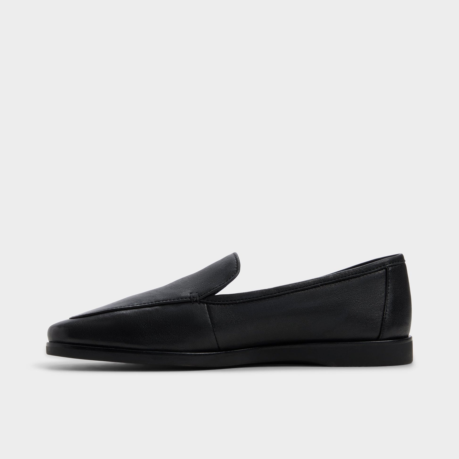 Side view of Black Annnie Loafer
