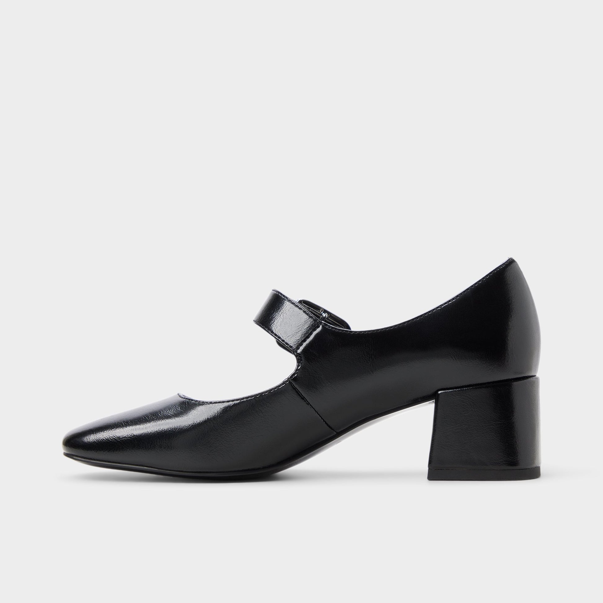 Side view of Black Baldemar Ballerina
