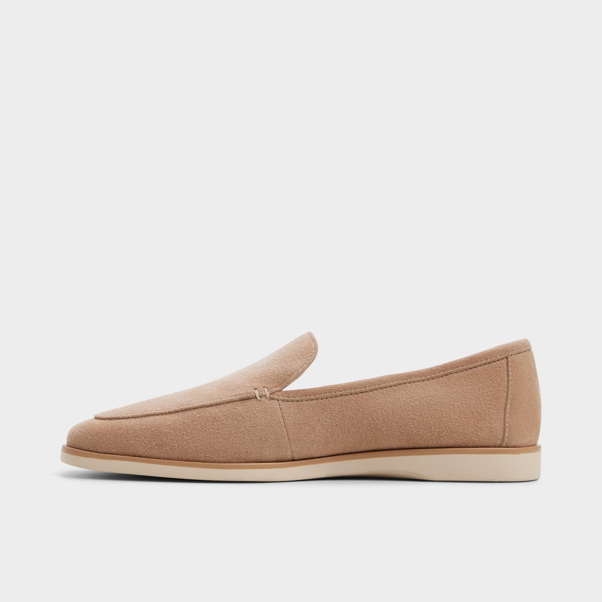 Side view of Medium beige Annnie Loafer