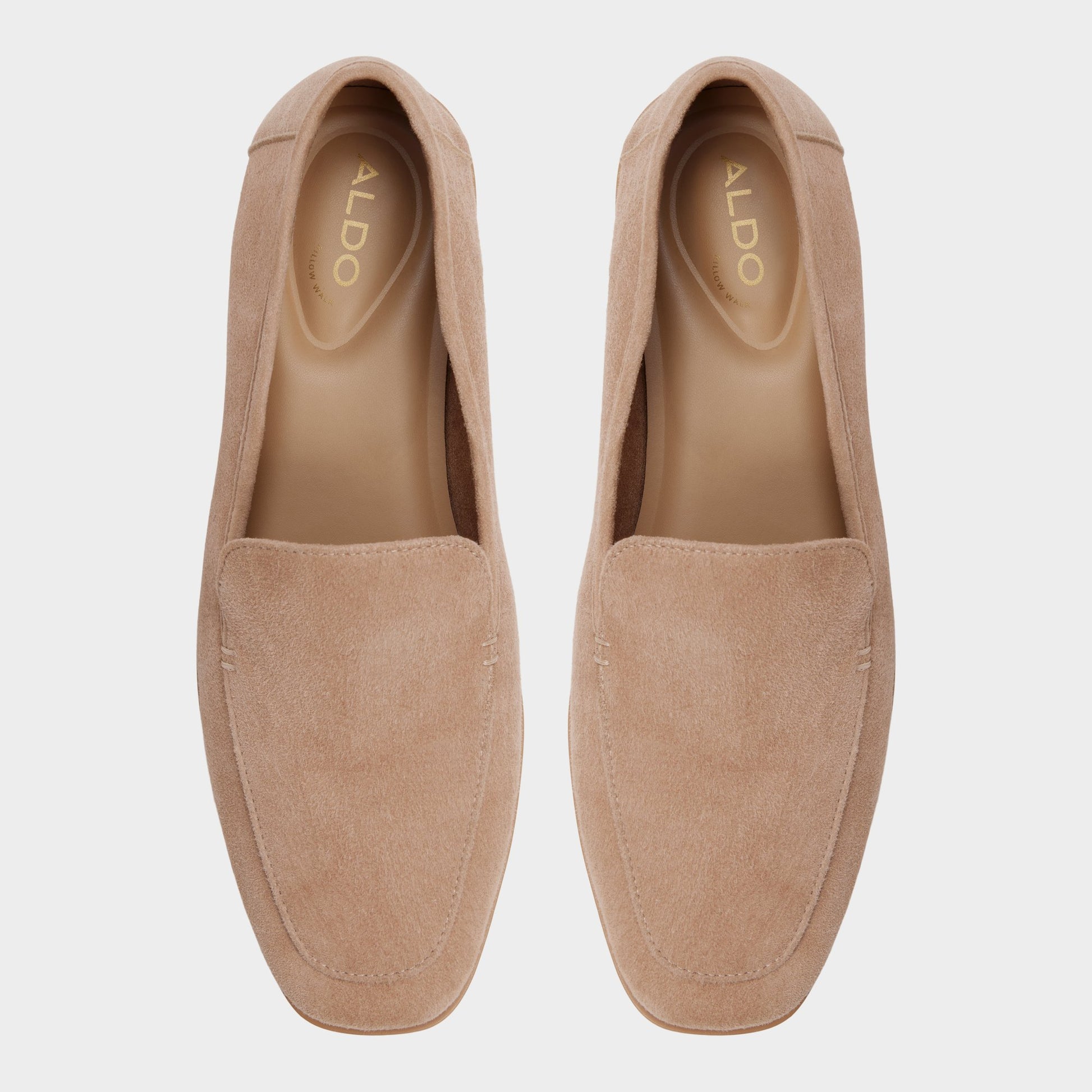 Top-down view of the Medium beige Annnie Loafer