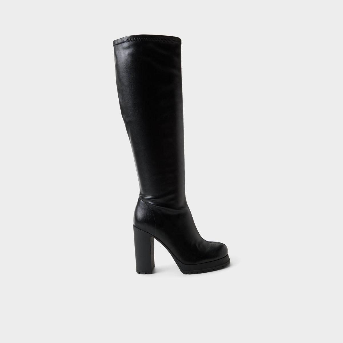 Vue principale de Noir Boldette-wc Botte haute à mollet ample pour Femmes