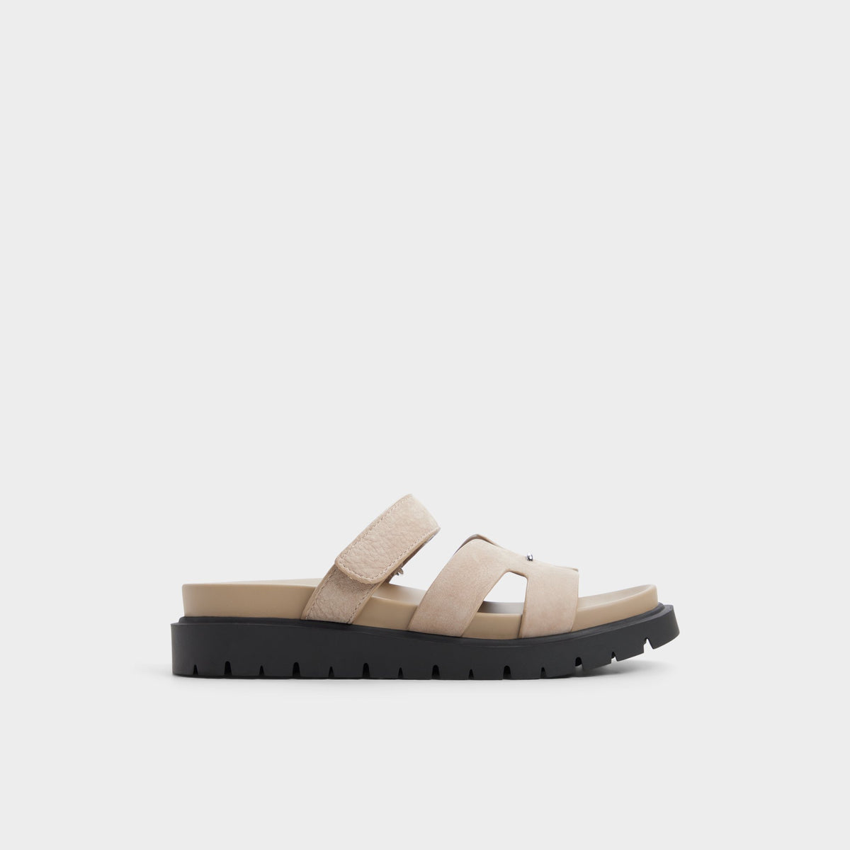 Main View of Taupe Marys Footbed sandal for Womens