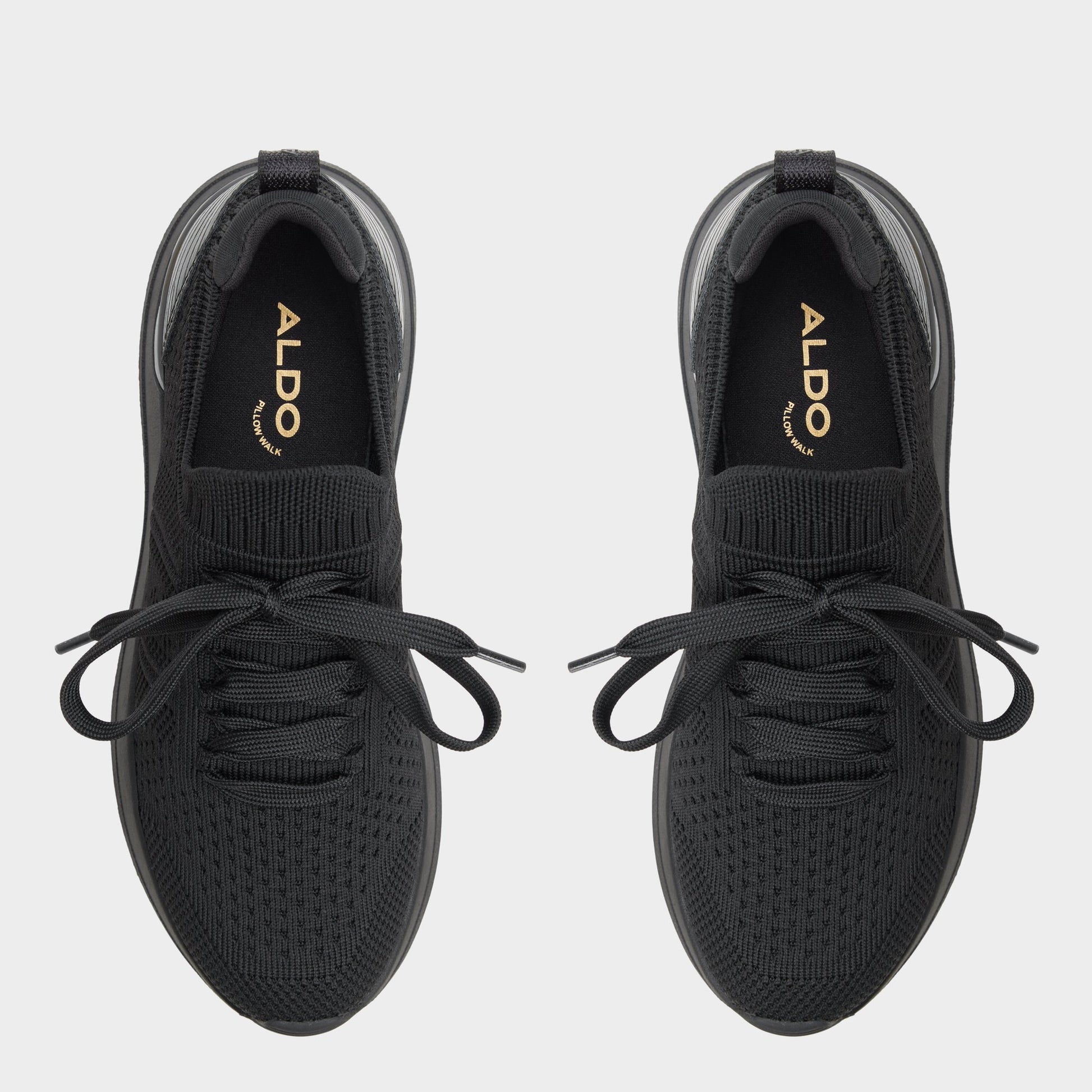 Top-down view of the Black Korra Sneaker