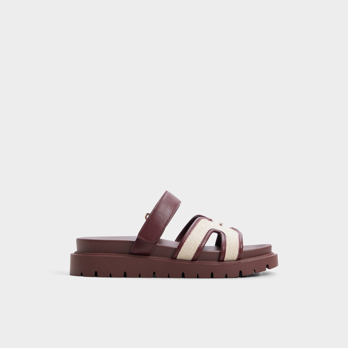 Main View of Bordo Marys Footbed sandal for Womens