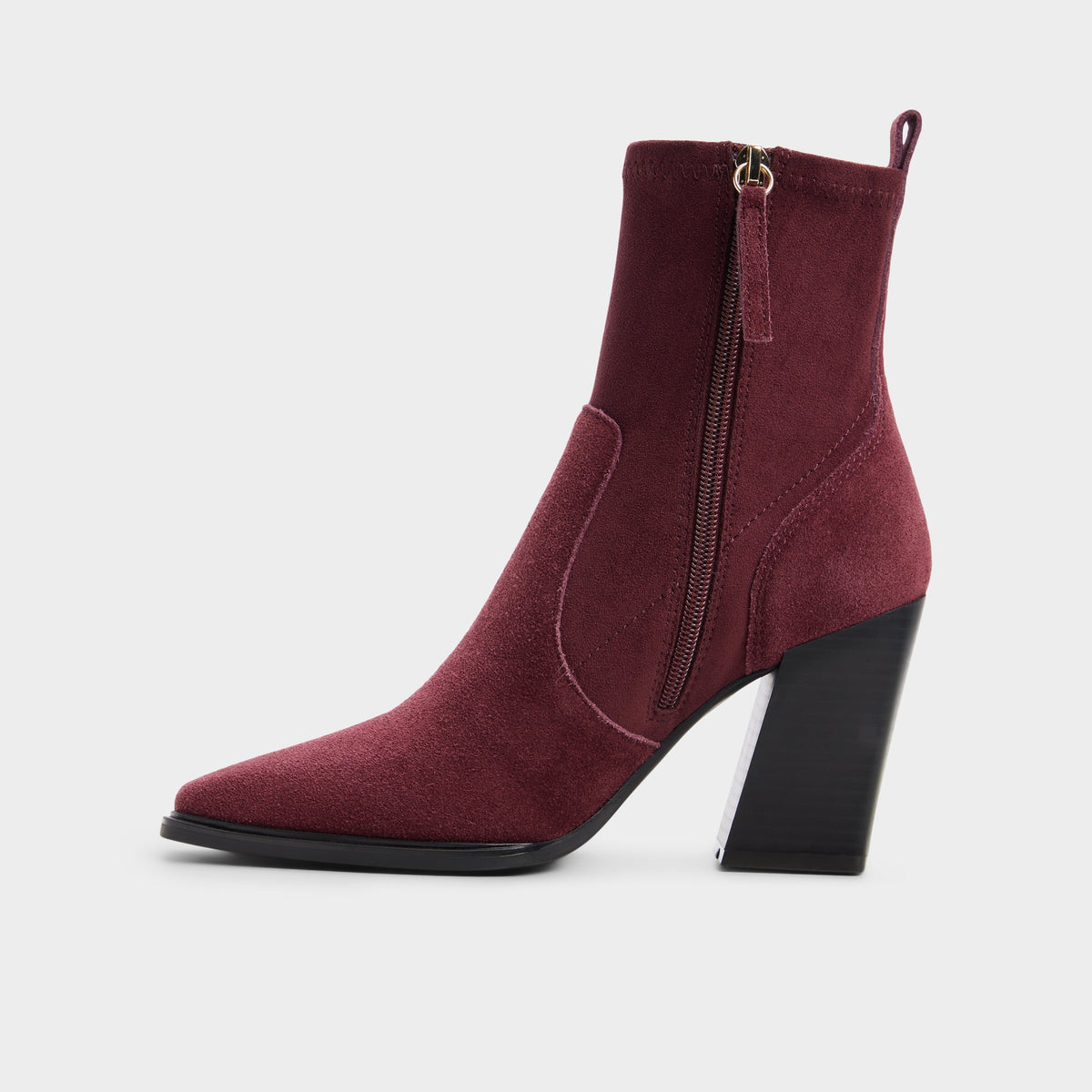 Vue latérale de Bordo Ganinio Block heel ankle boot