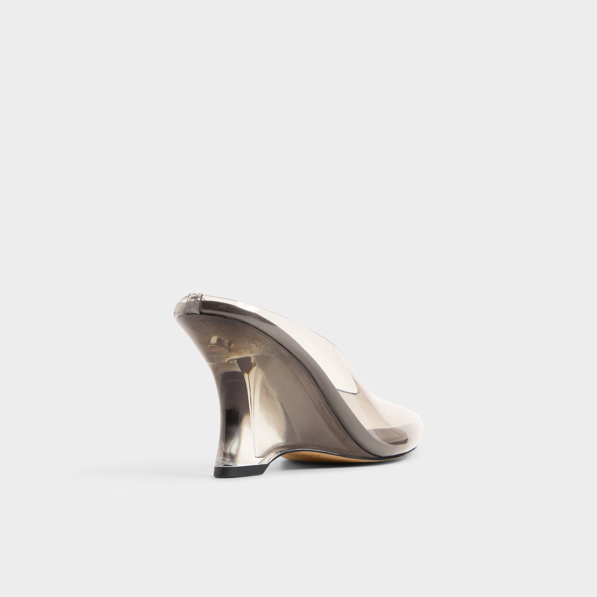 Three-quarter angle of Other grey Tealay Pump's back side