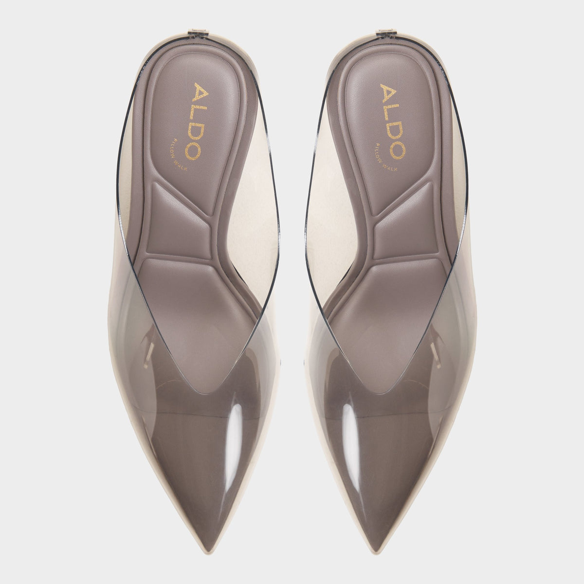 Top-down view of the Other grey Tealay Pump