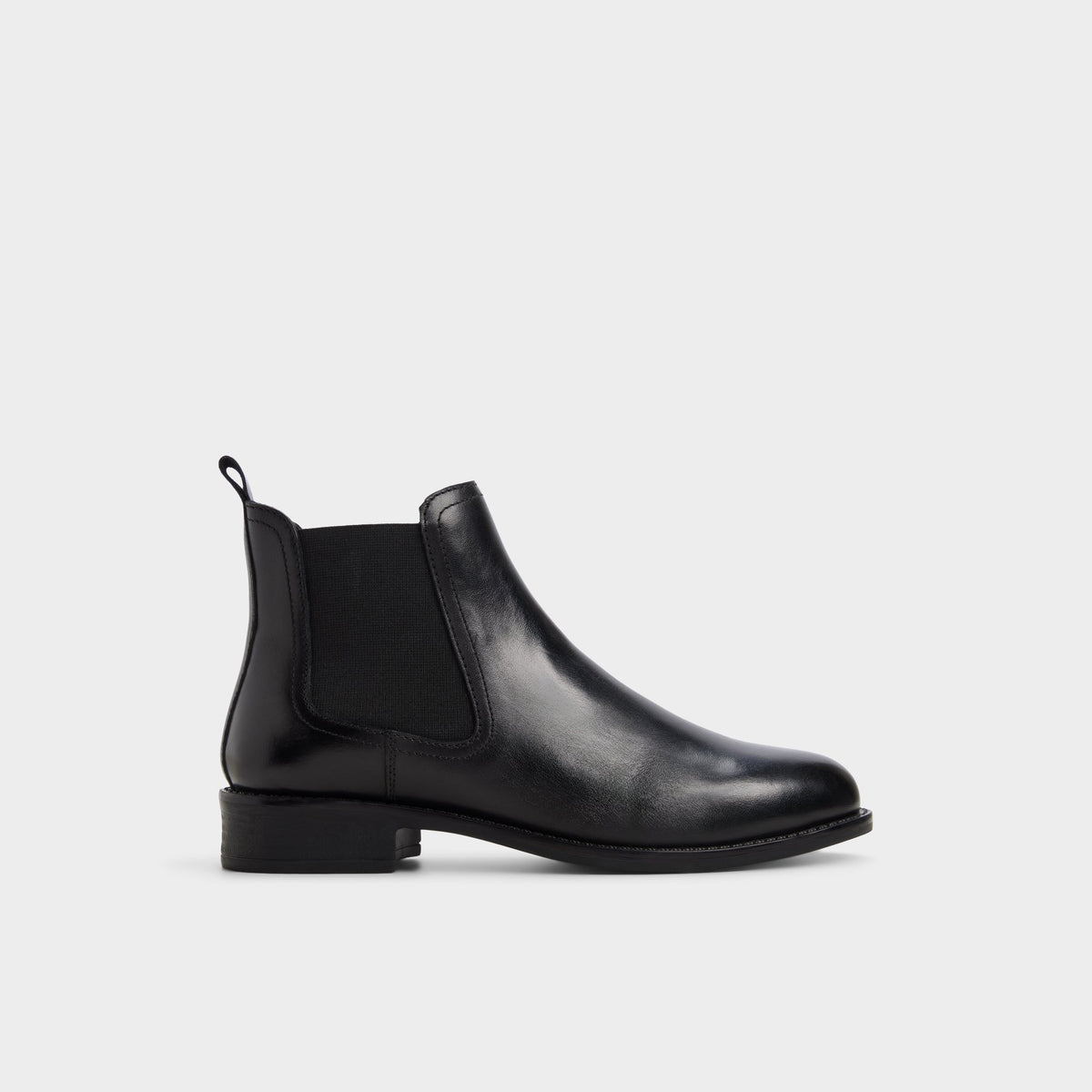 Main View of Black Wiconoe Block heel Chelsea boot for Womens