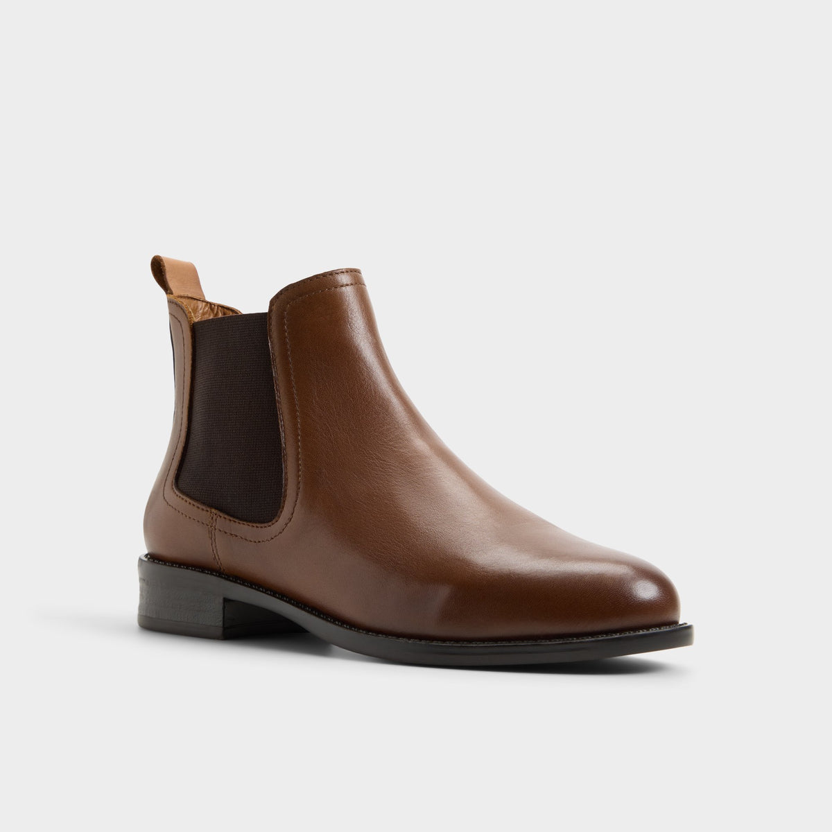 Three-quarter angle of Other brown Wiconoe Block heel Chelsea boot's front side