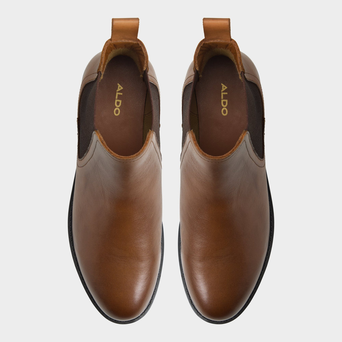 Top-down view of the Other brown Wiconoe Block heel Chelsea boot