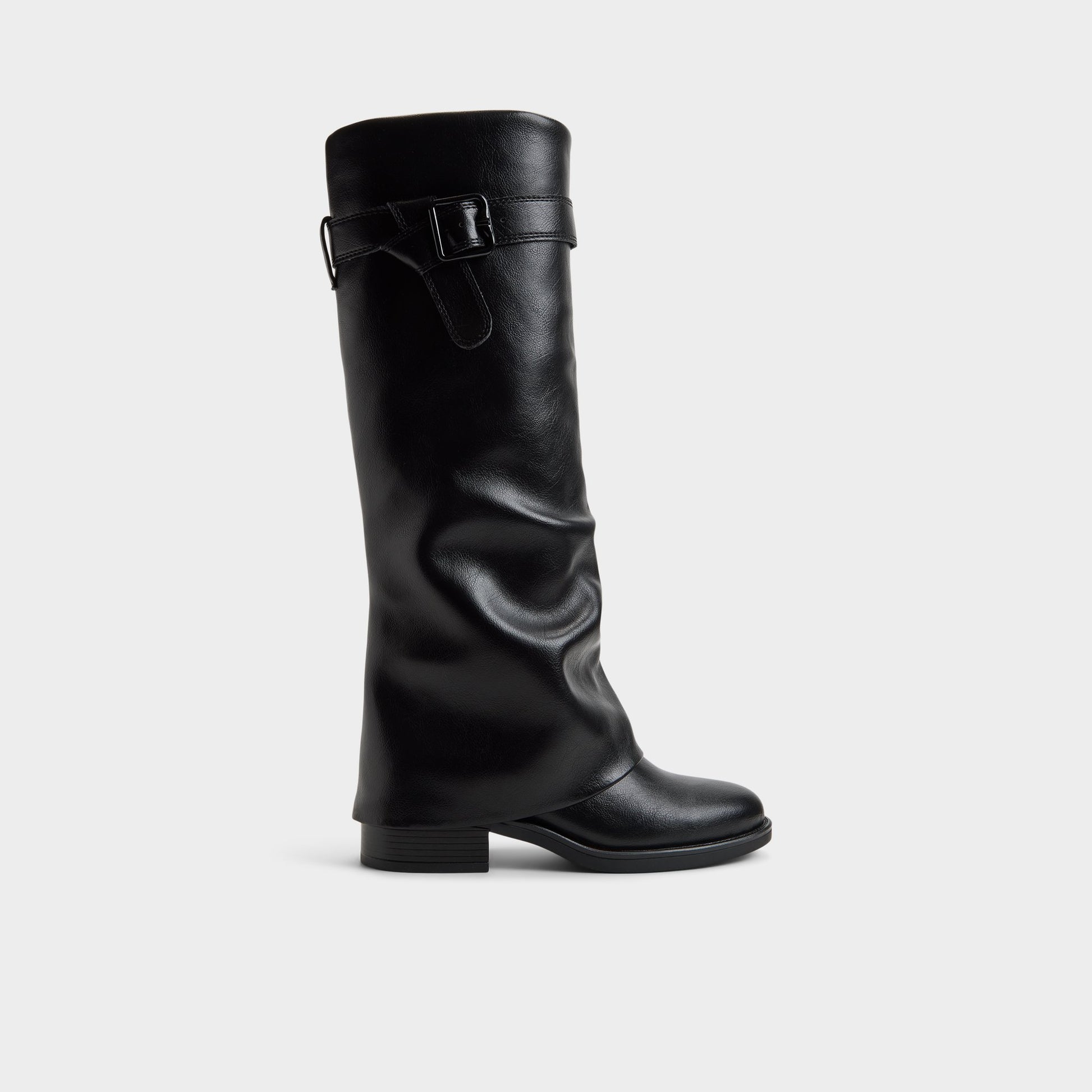 Main View of Black Eloewiel Block heel knee-high boot for Womens