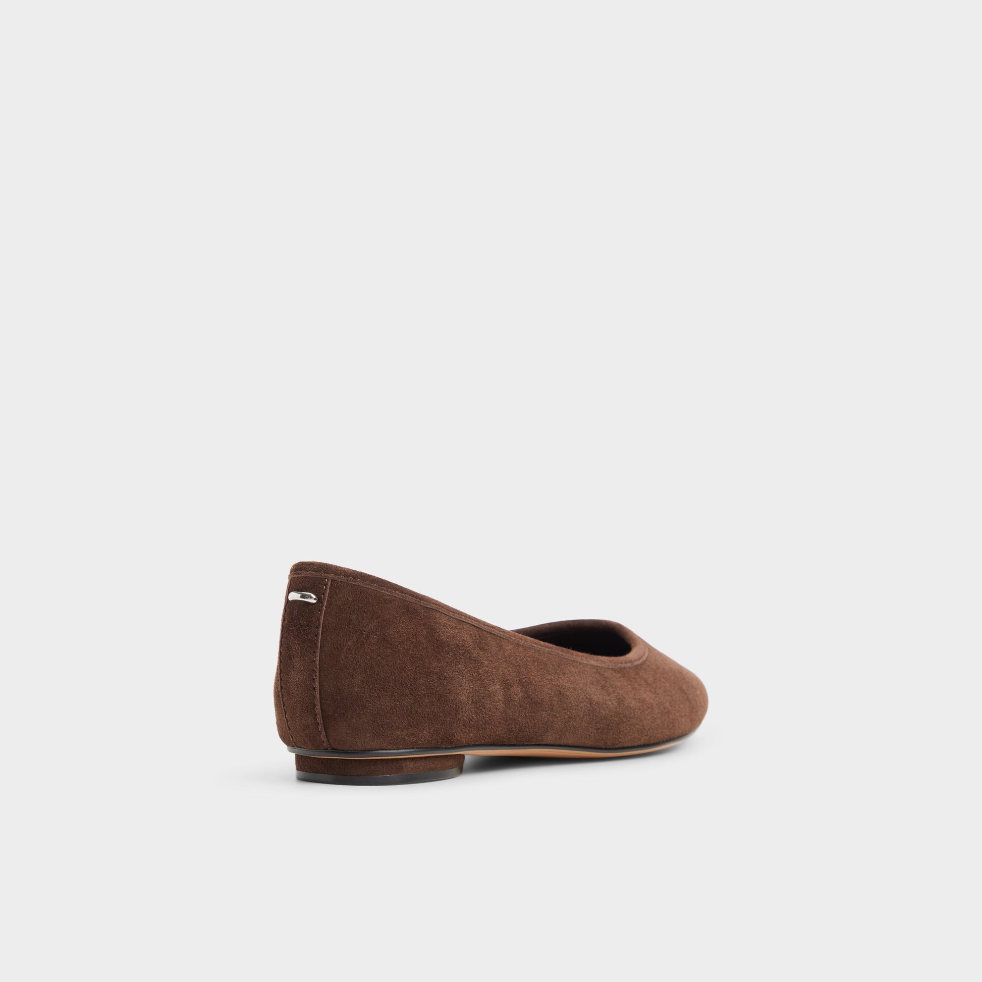 Three-quarter angle of Dark brown Lailana Ballerina's back side