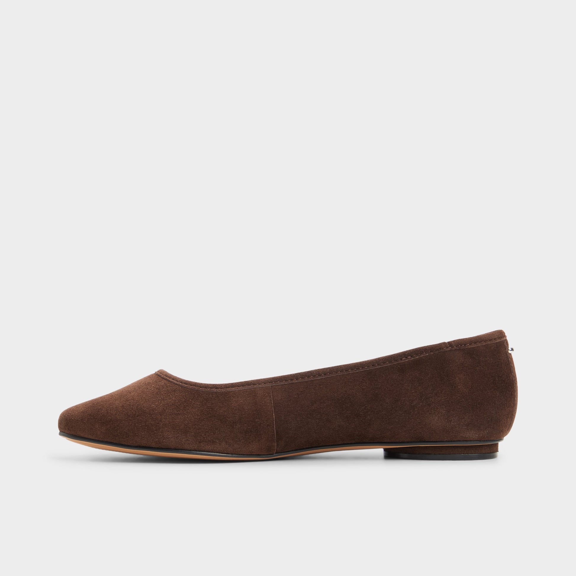 Side view of Dark brown Lailana Ballerina