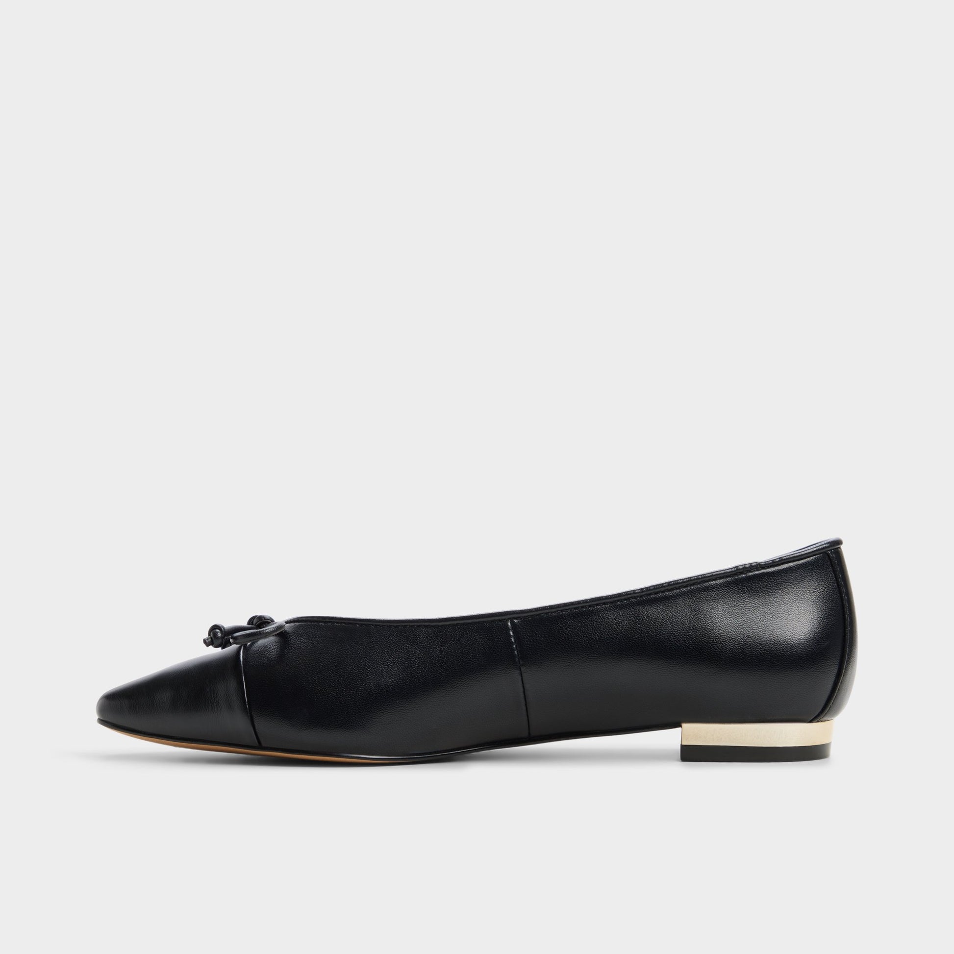 Side view of Black Krishlyn Ballerina