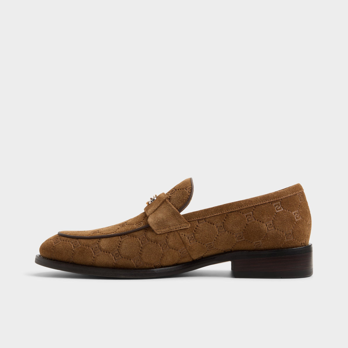 Vue latérale de Beige Beck Mocassin