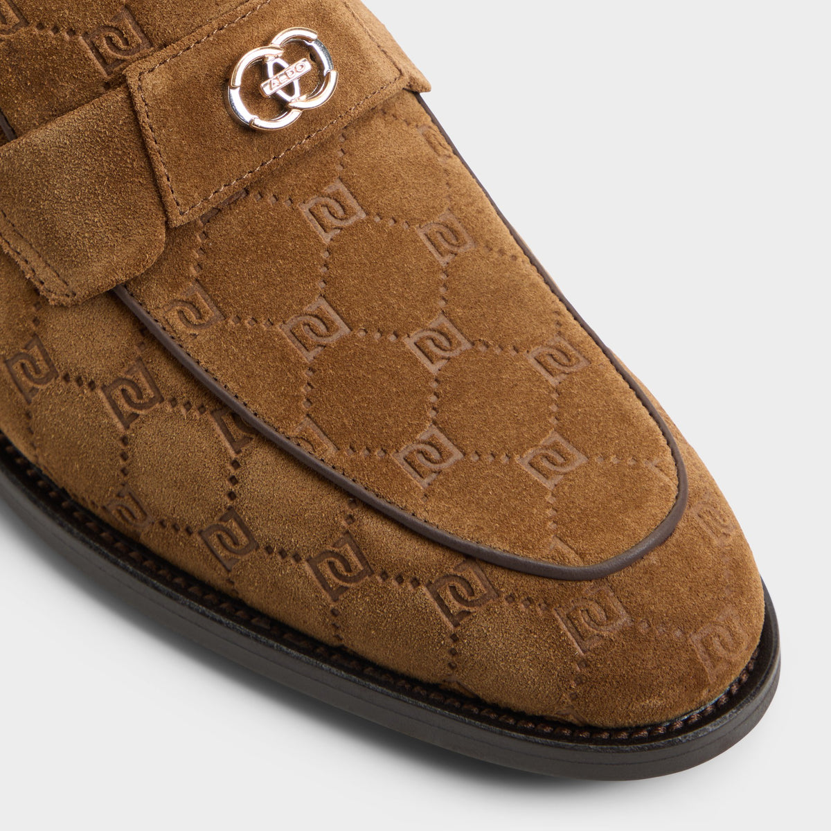 Gros plan de la Beige Beck Mocassin