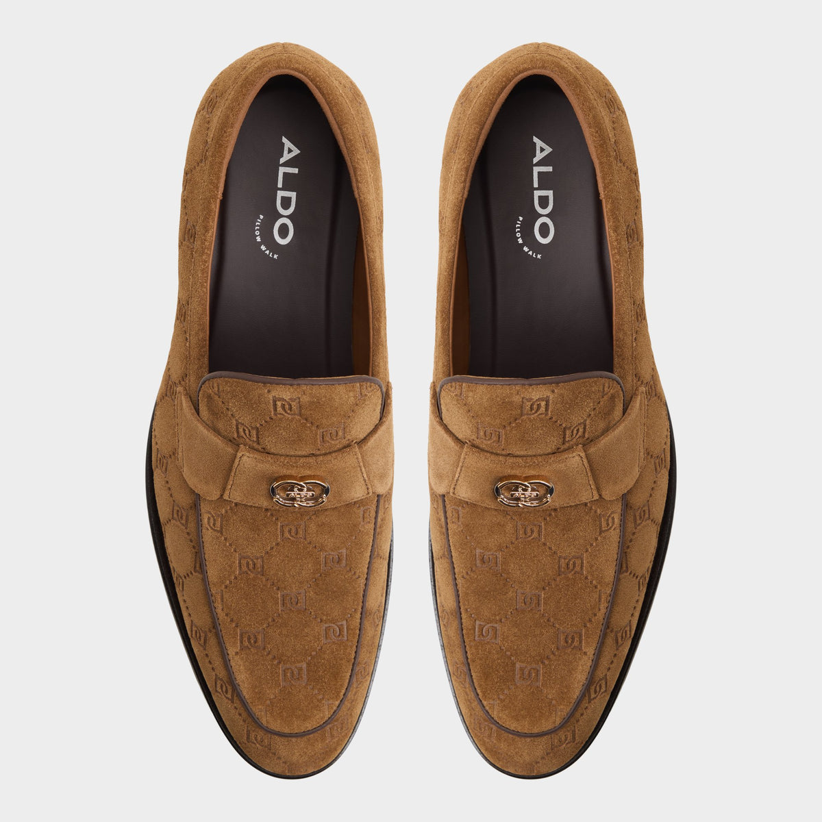 Vue de dessus de la Beige Beck Mocassin