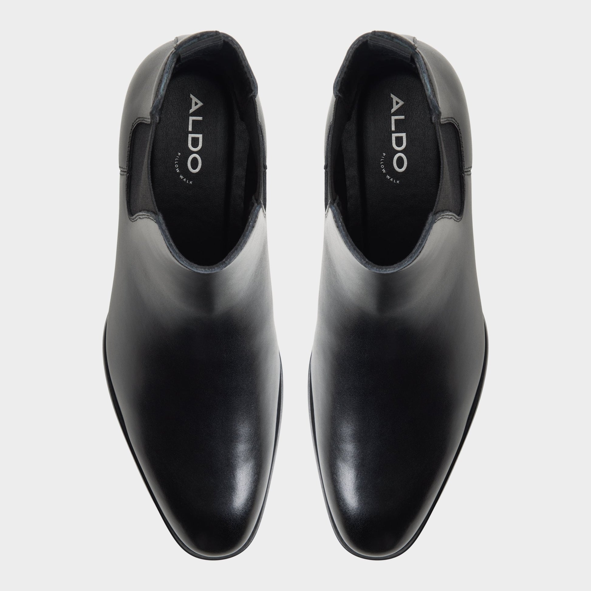 Top-down view of the Black combo Bert Chelsea boot
