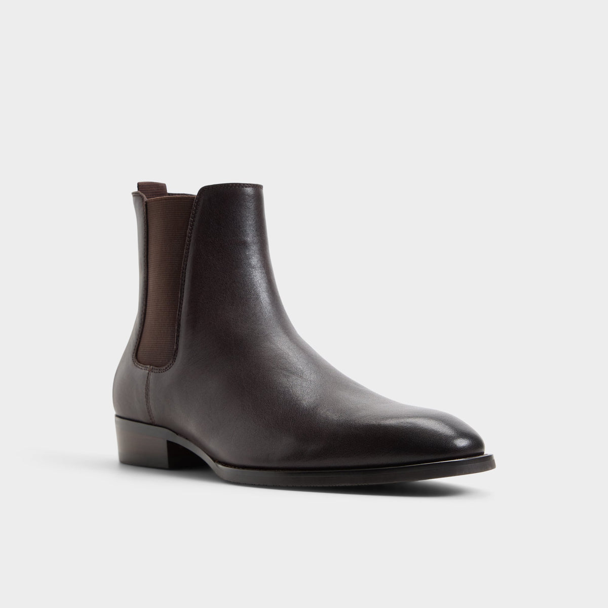 Angle de trois quarts de la face avant de Brun multicolore Bert Botte Chelsea