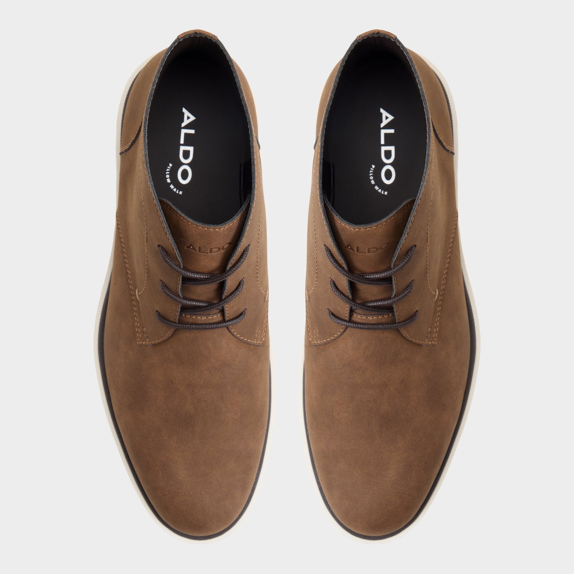Top-down view of the Brown Camdan Chukka boot