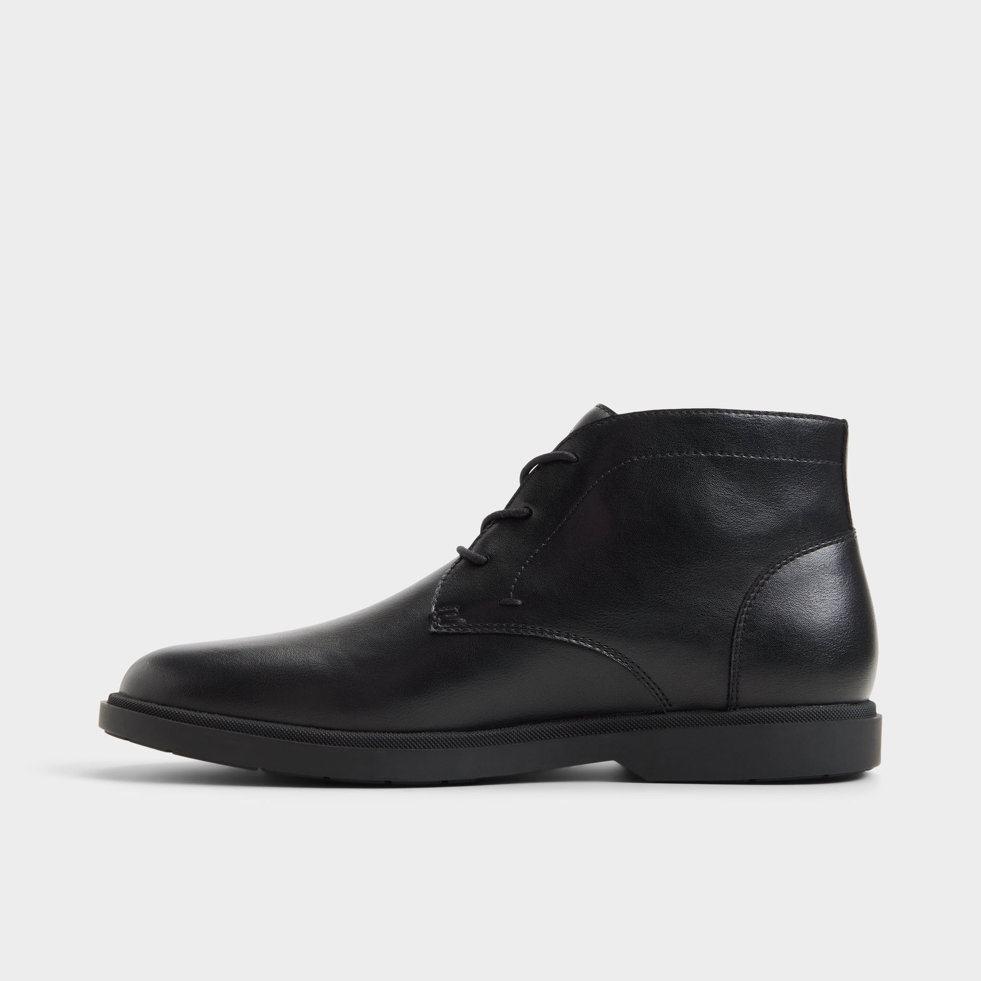 Side view of Black Camdan Chukka boot