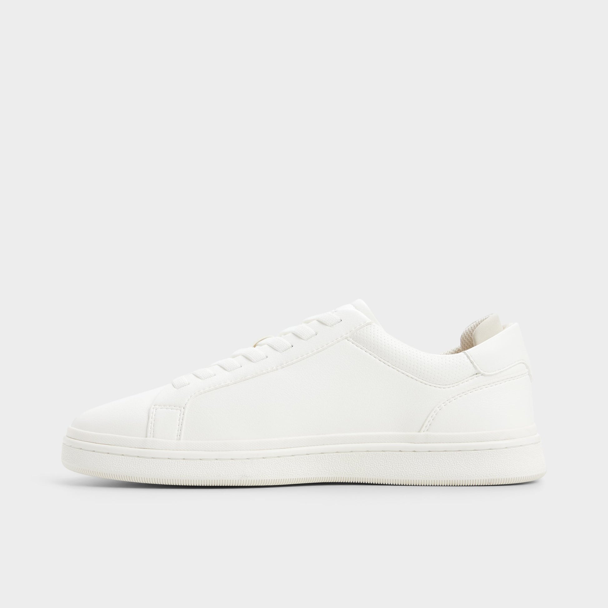 Side view of White Petey Slip-on