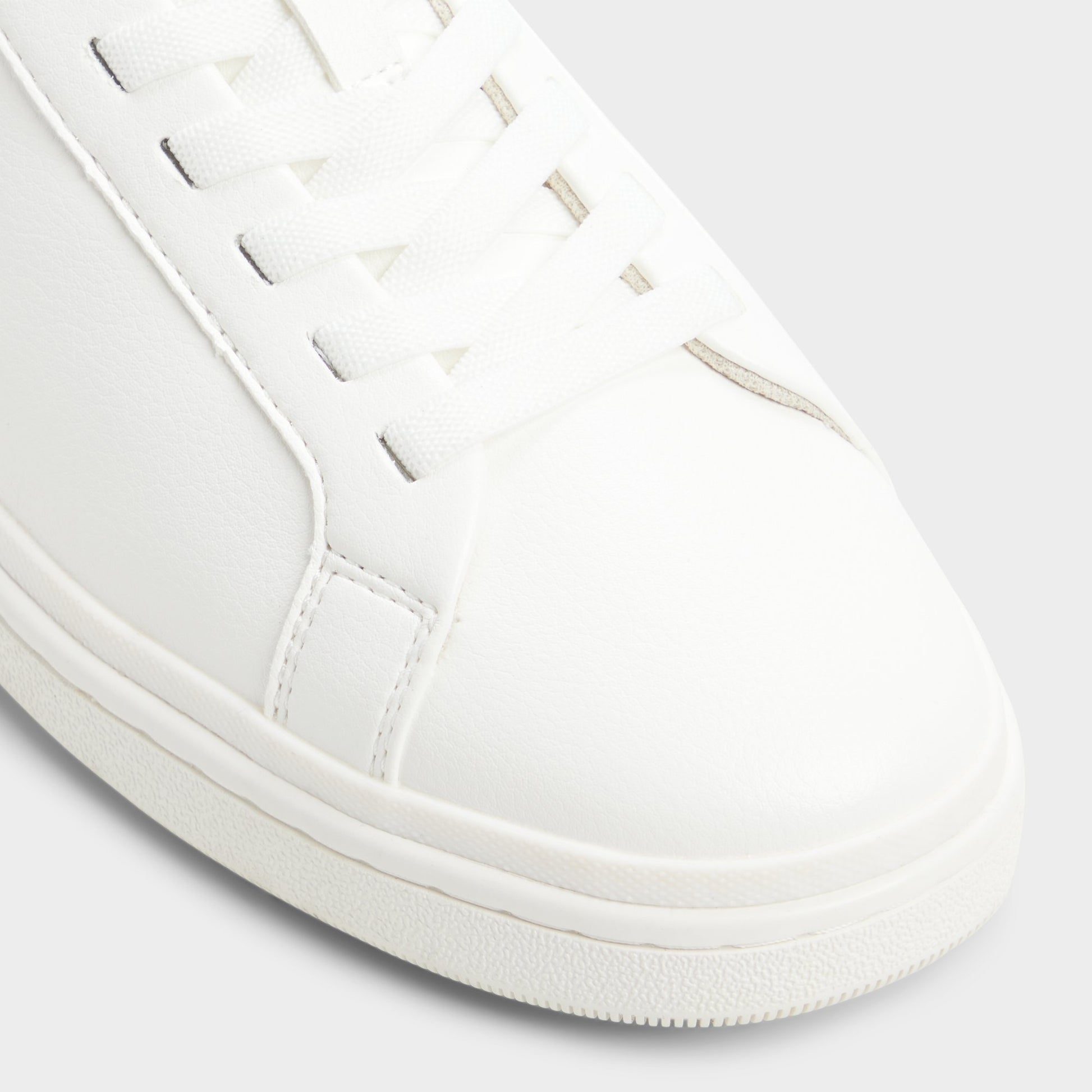 Close-up of the White Petey Slip-on