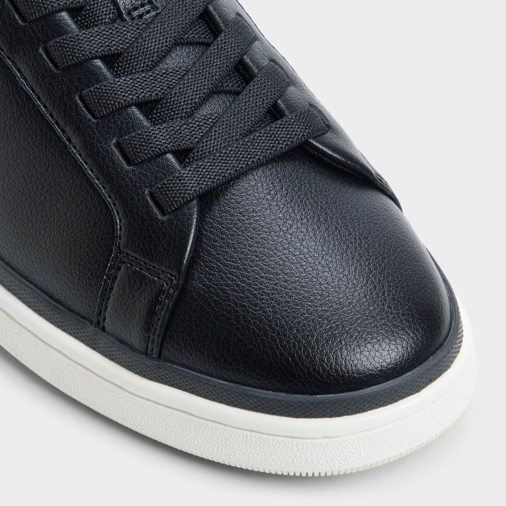 Close-up of the Black Petey Slip-on