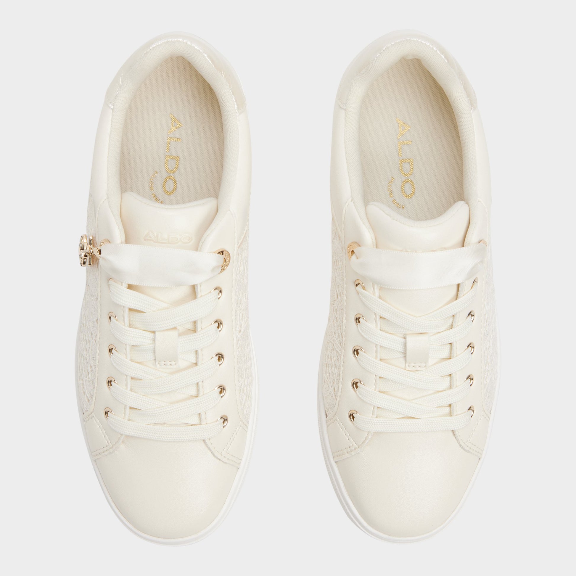 Top-down view of the Other white Elgata Sneaker