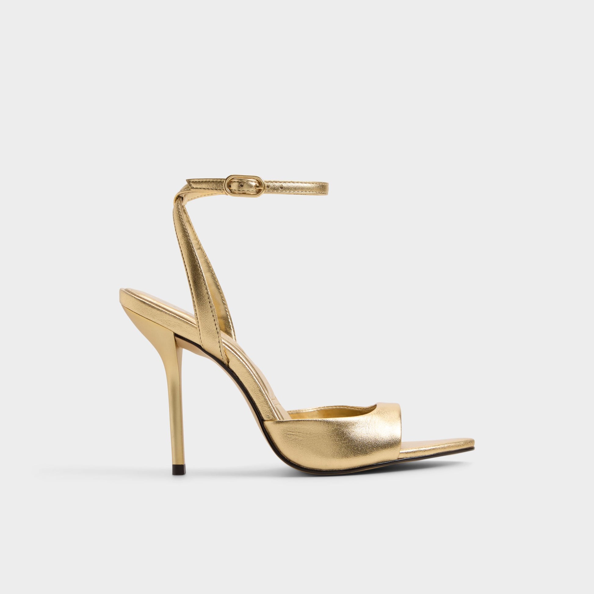 Main View of Gold Forevermore Strappy heeled sandal for Womens