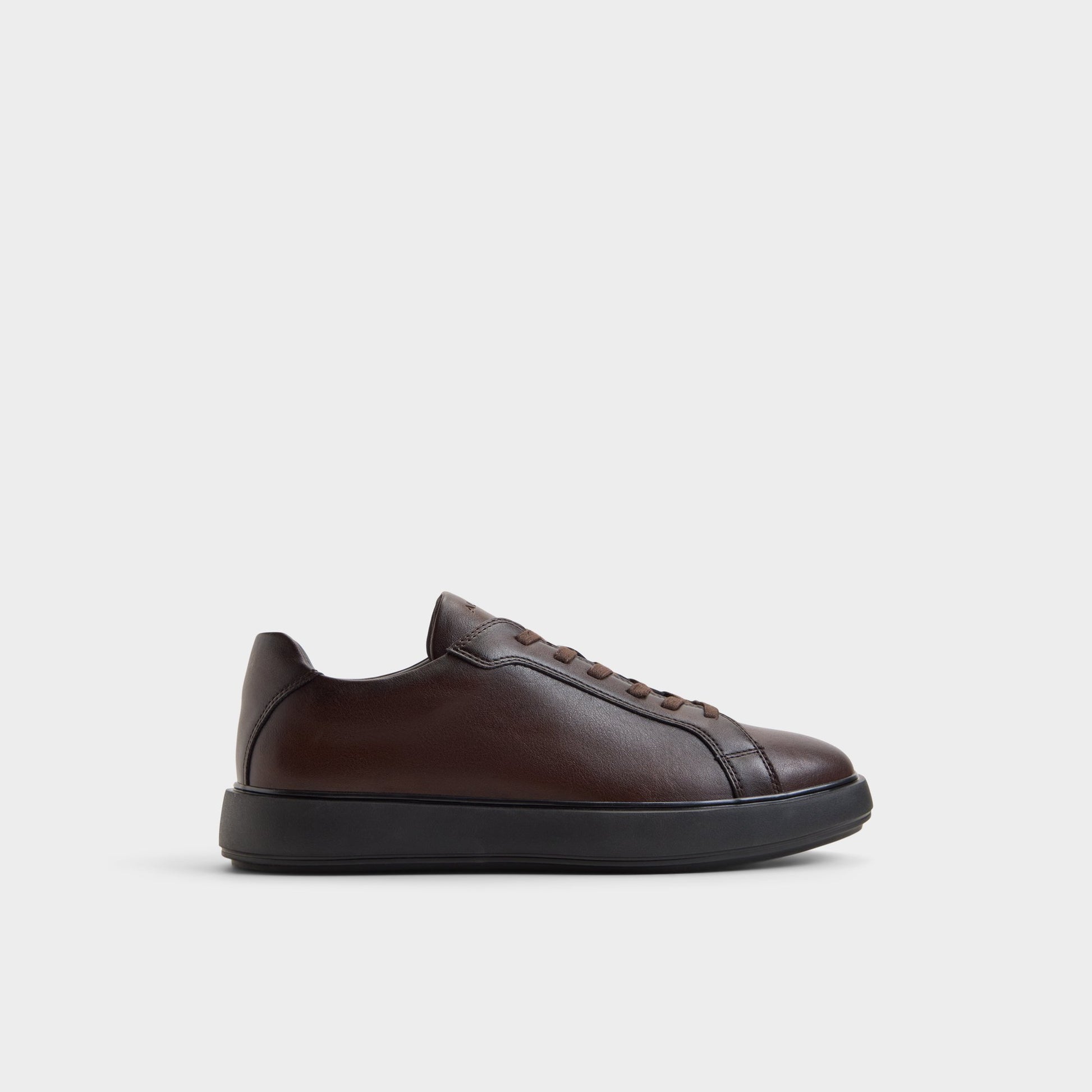 Main View of Dark brown Elloi Low top sneaker for Mens