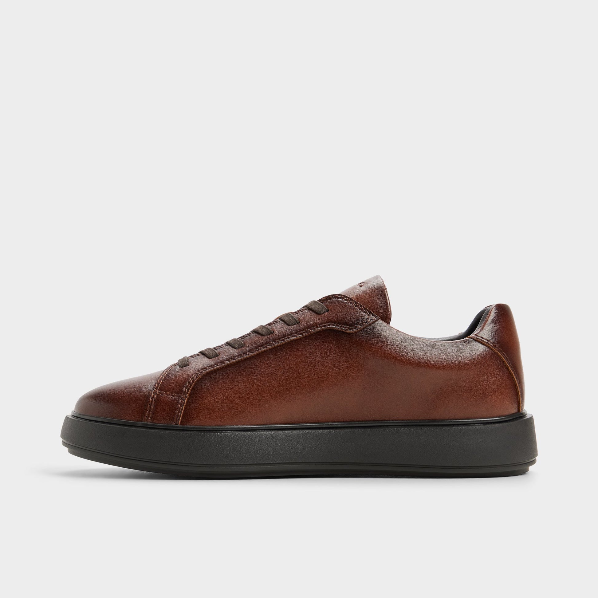 Side view of Tan Elloi Low top sneaker